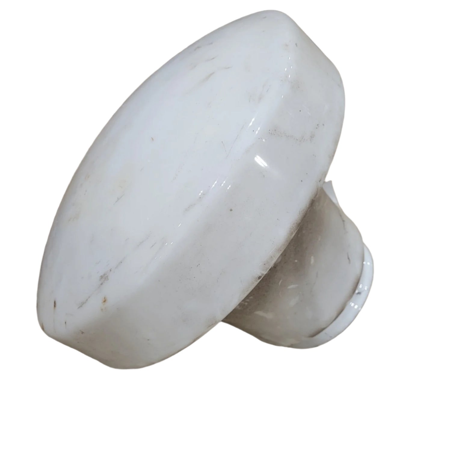 White Porcelain Industrial Light Fixture Shade