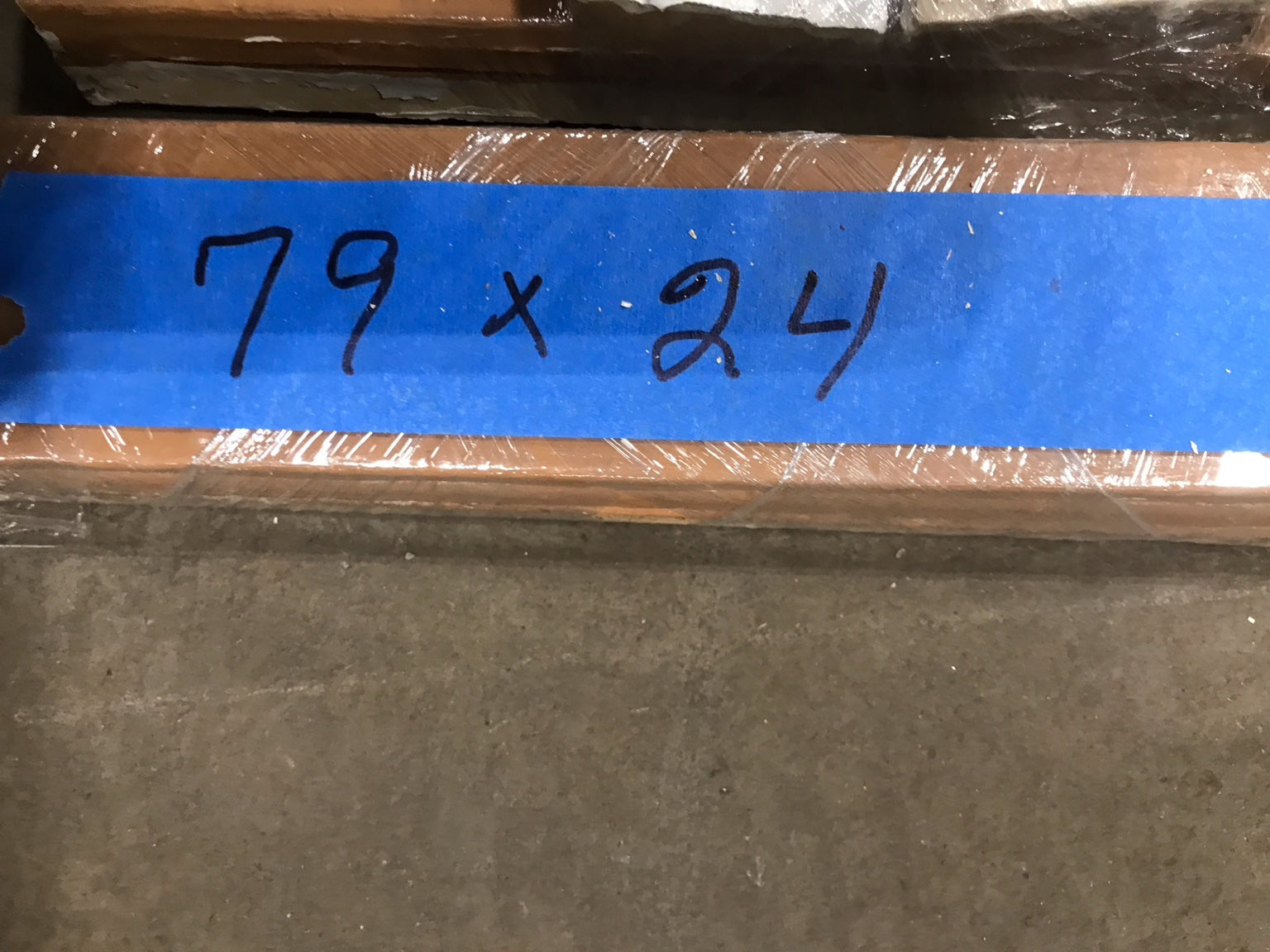 Salvaged Door Trim Frame – 79" x 24"