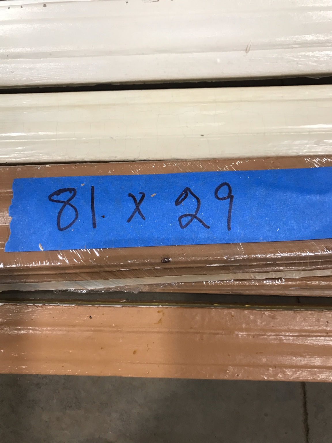 Salvaged Door Trim Frames – 81" x 29"