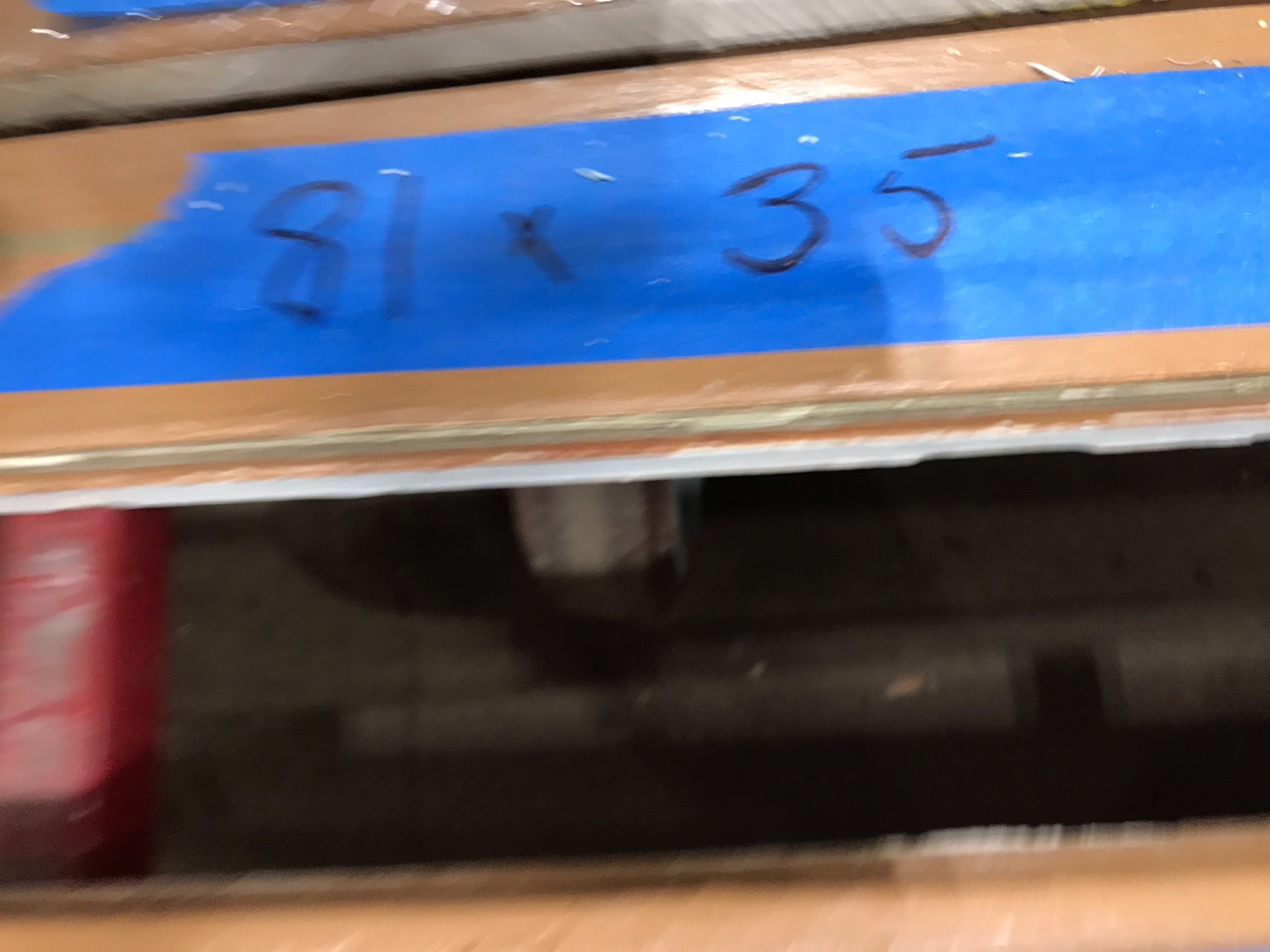 Salvaged Door Trim Frame – 81" x 35"