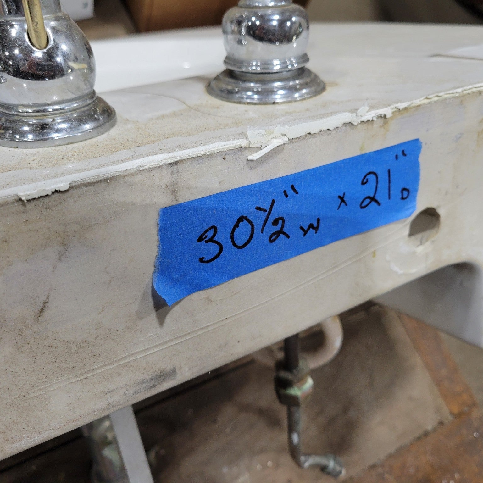 American Standard Porcelain Sink with Faucet Set