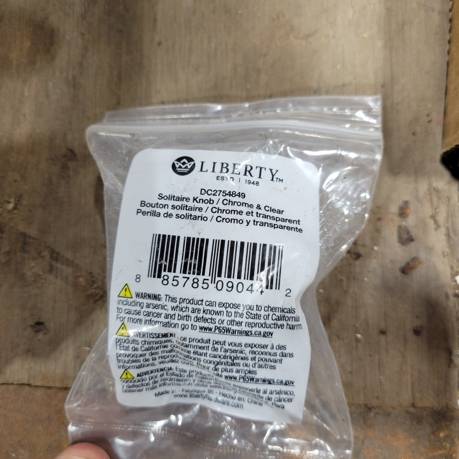 Liberty Solitaire Knob