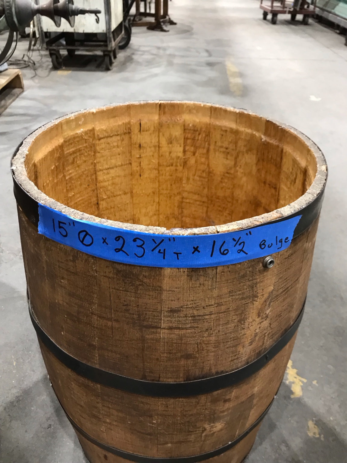 Small Wooden Prop Barrel