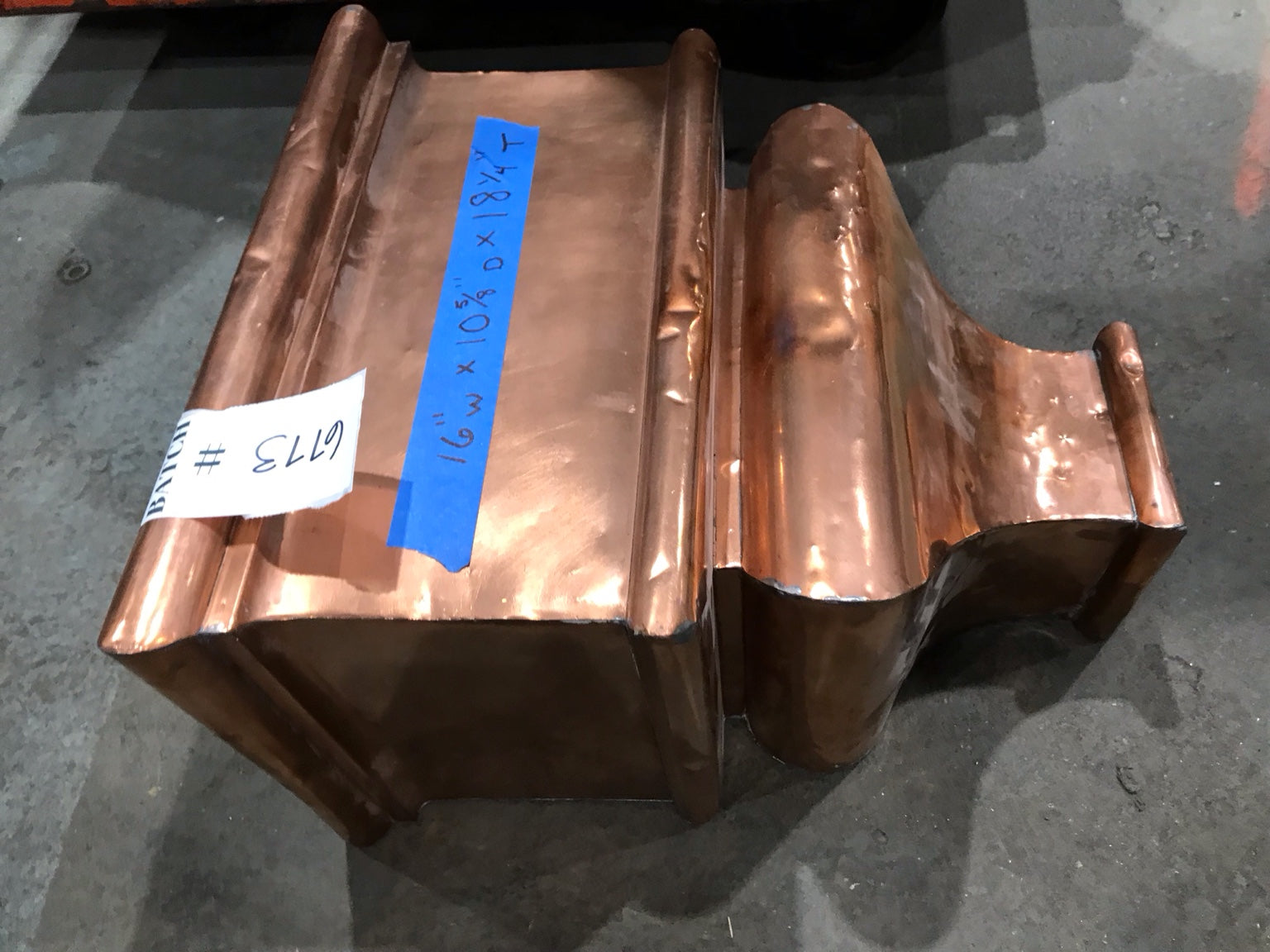 Copper Architectural Collector Box