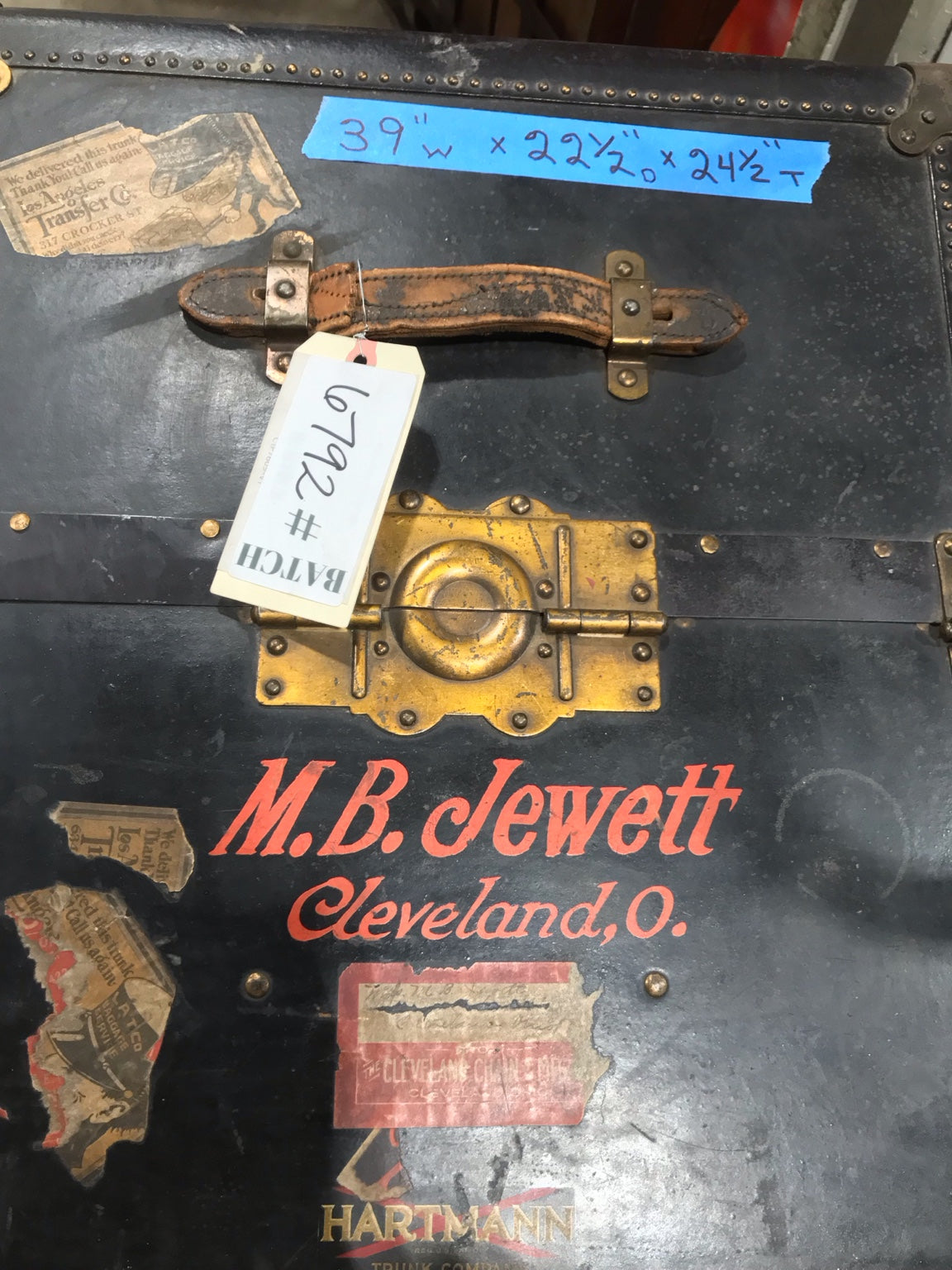 Hartmann M.B. Jewett Wardrobe Trunk