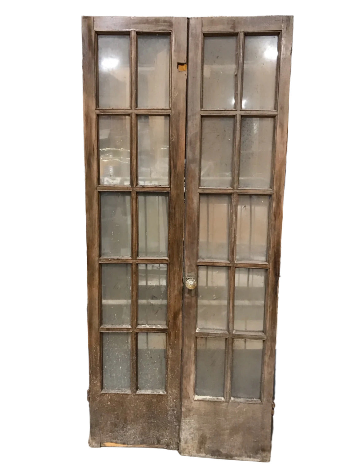 Antique Wooden French Doors (Pair)