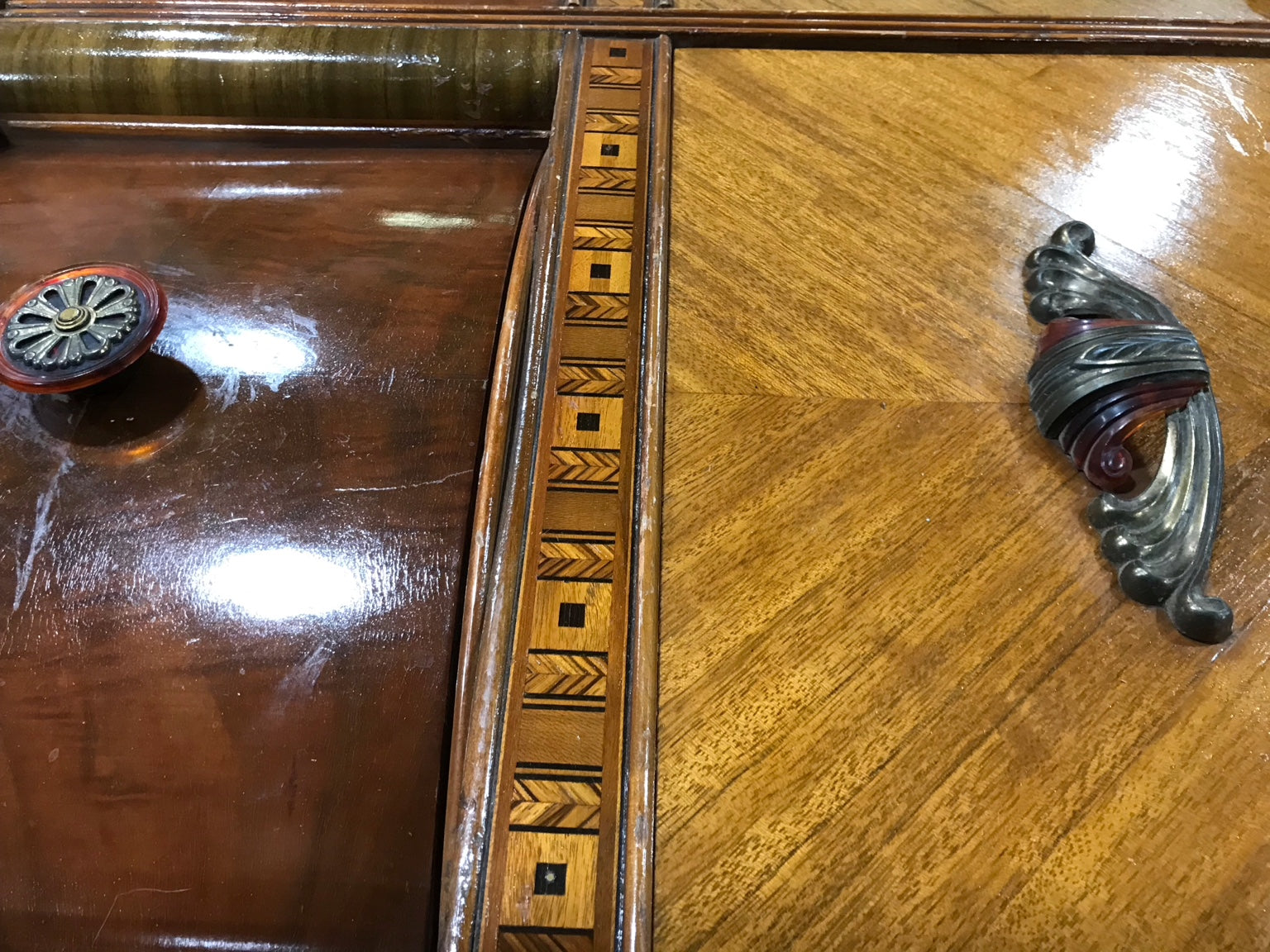 Art Deco Waterfall Dresser with Cedar-Lined Closets
