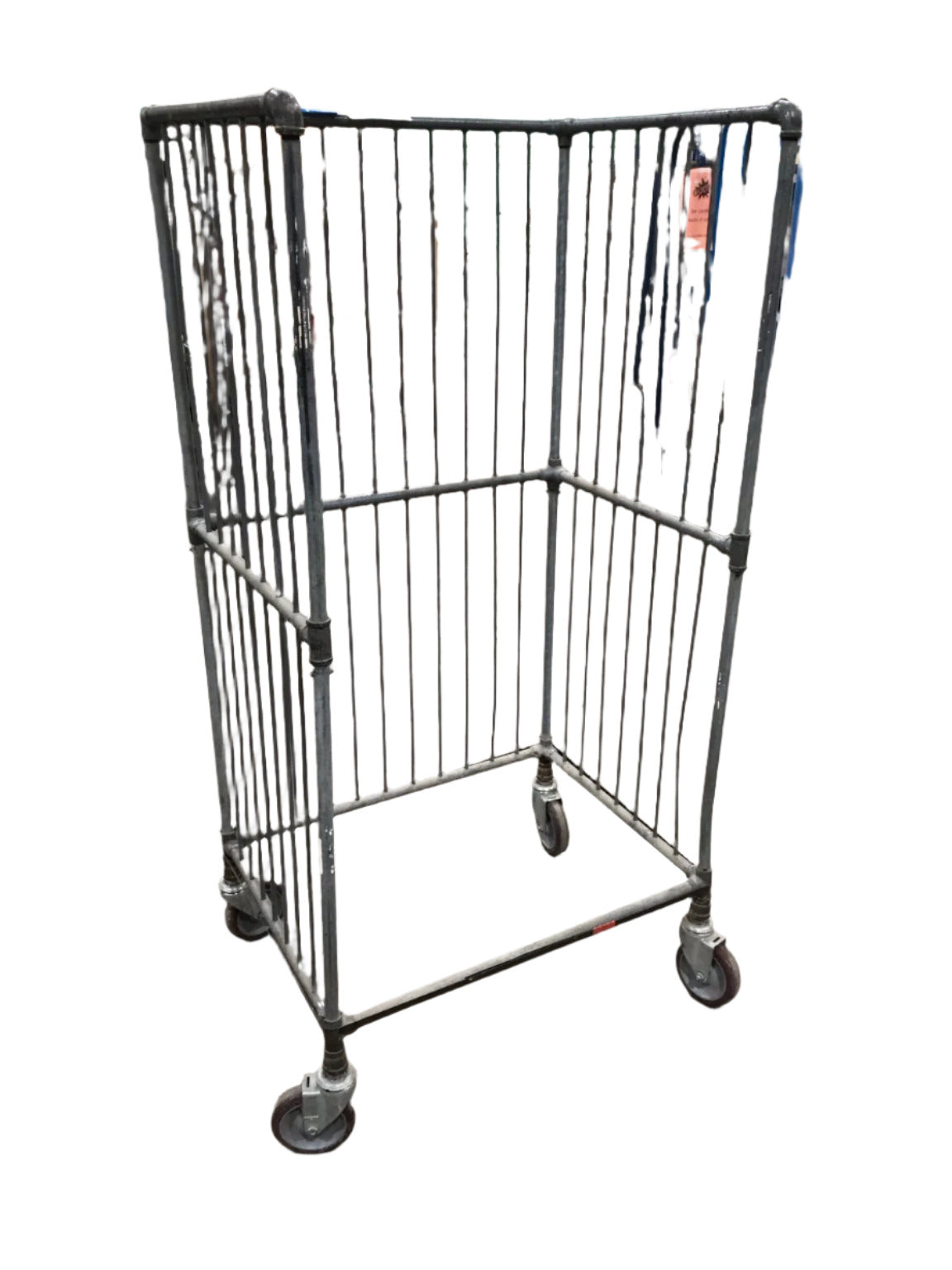 Vintage Industrial Rolling Security Cage