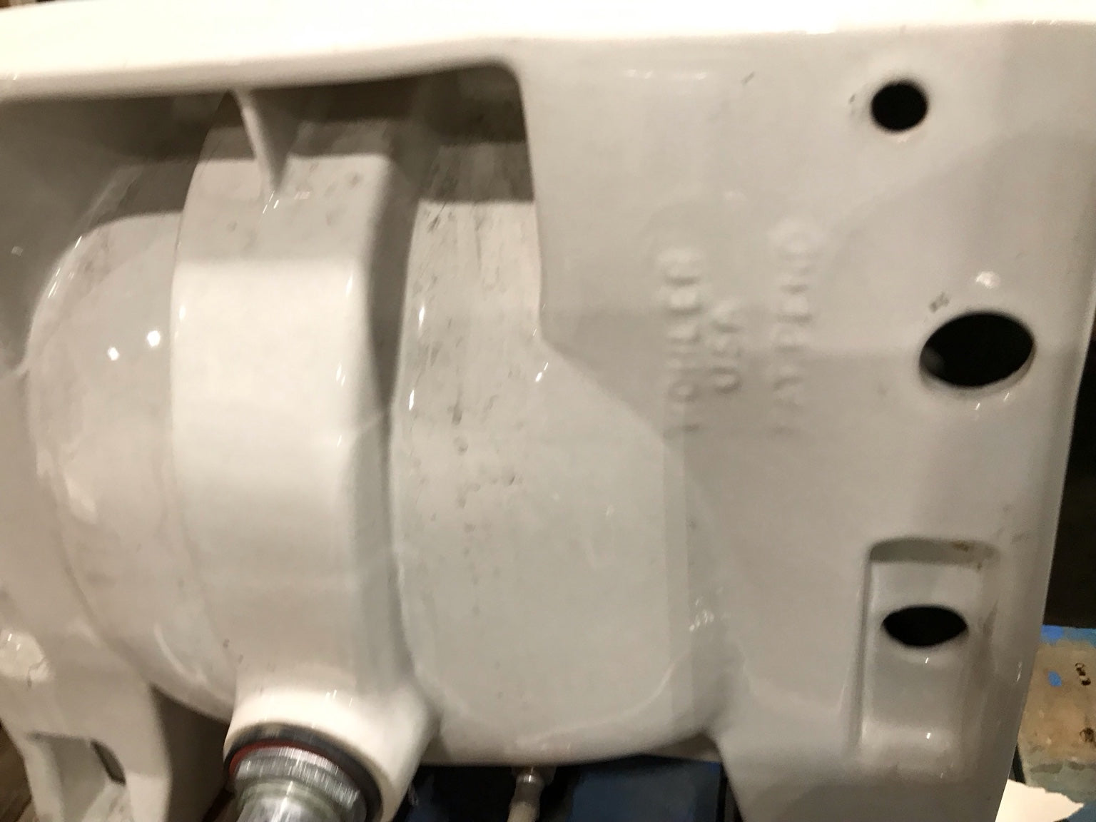 Kohler Wall-Mounted Porcelain Sink with Faucet