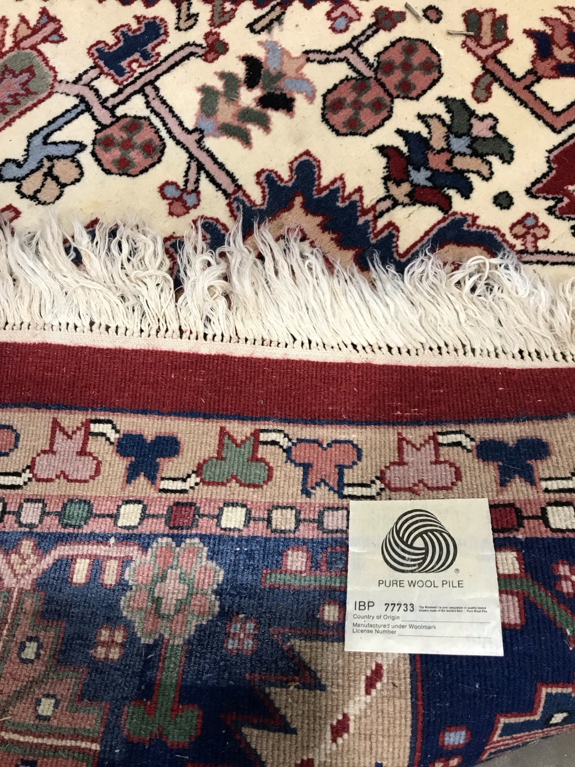 Persian Style Wool Area Rug