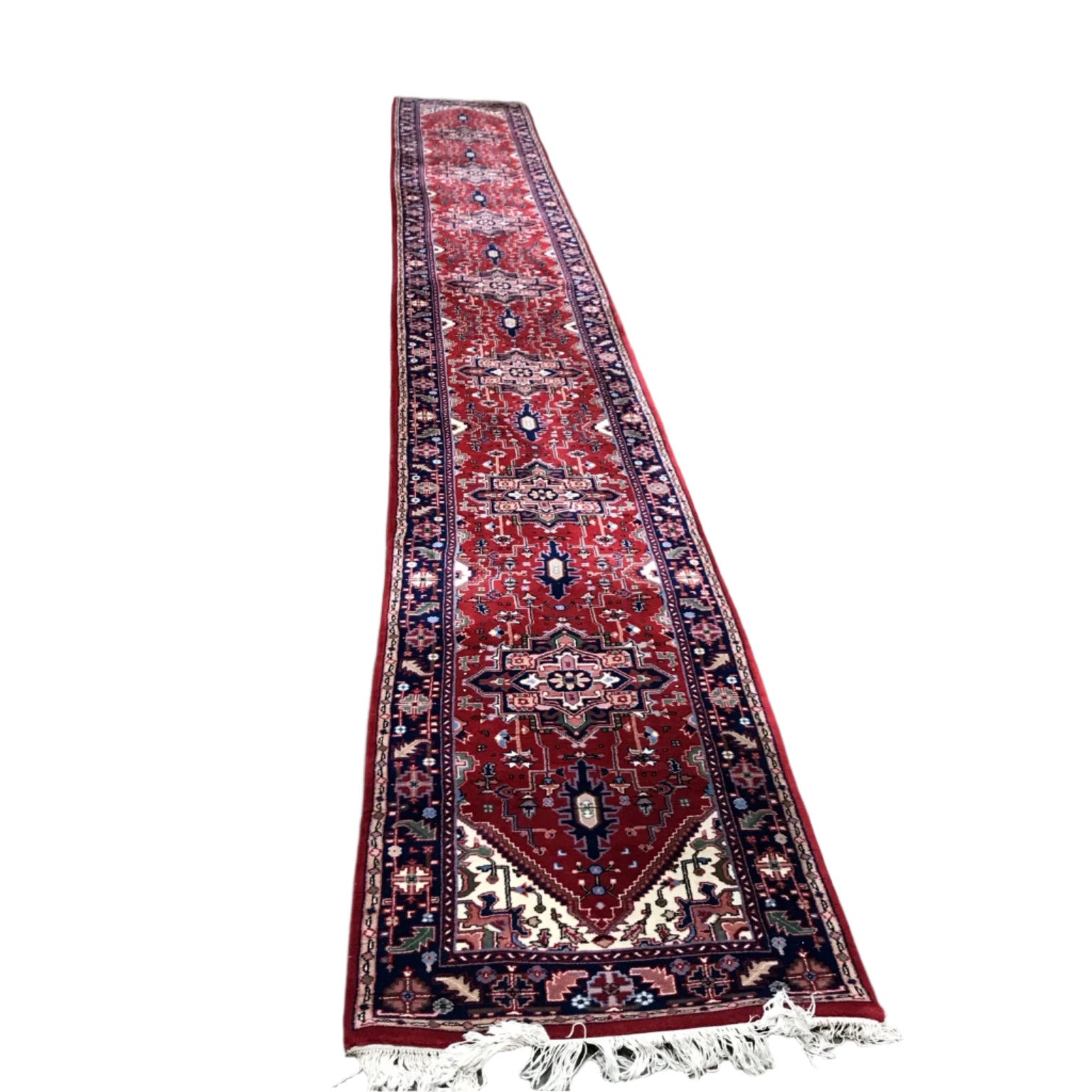 Persian Style Wool Runner Rug