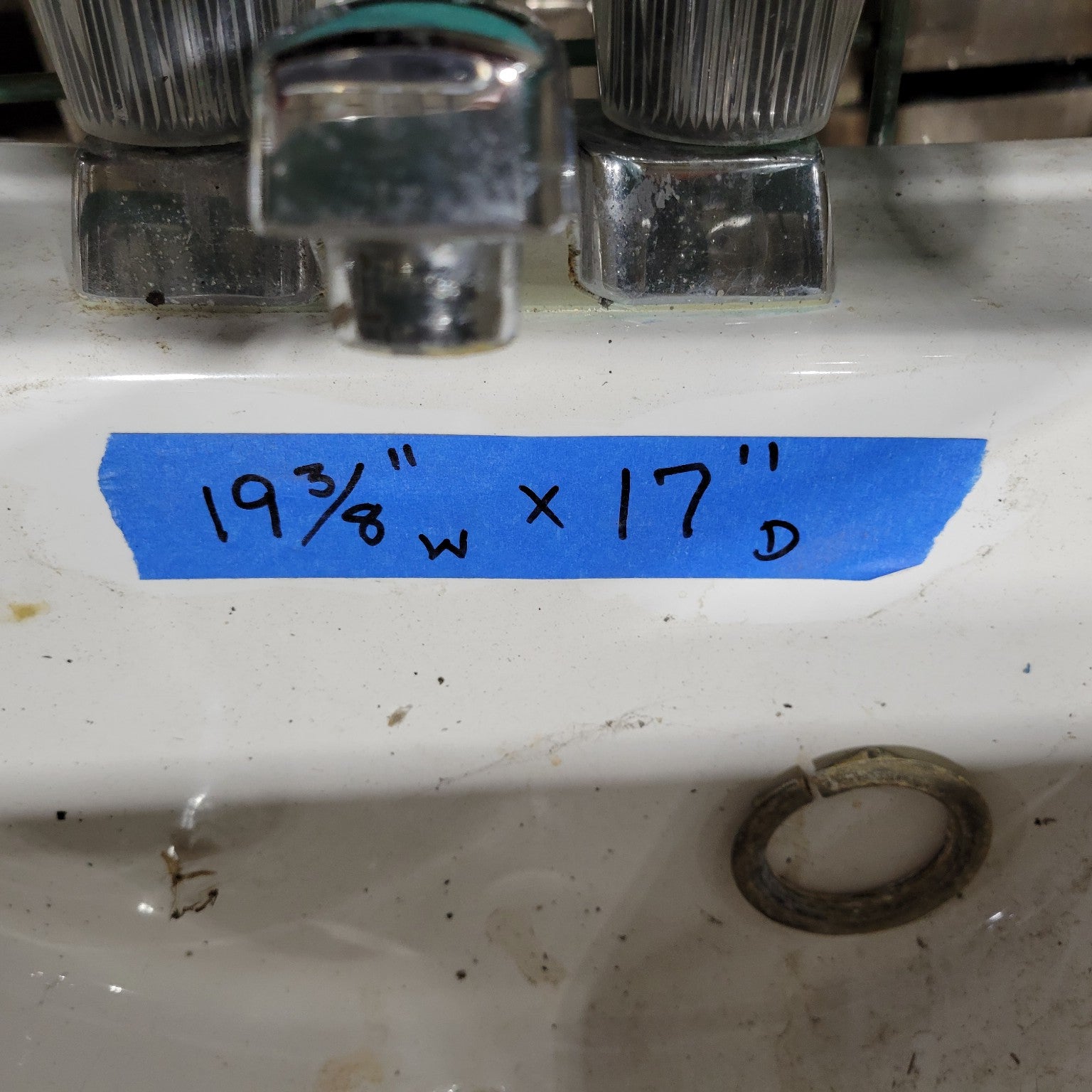 Small Vintage Wall-Mounted Sink