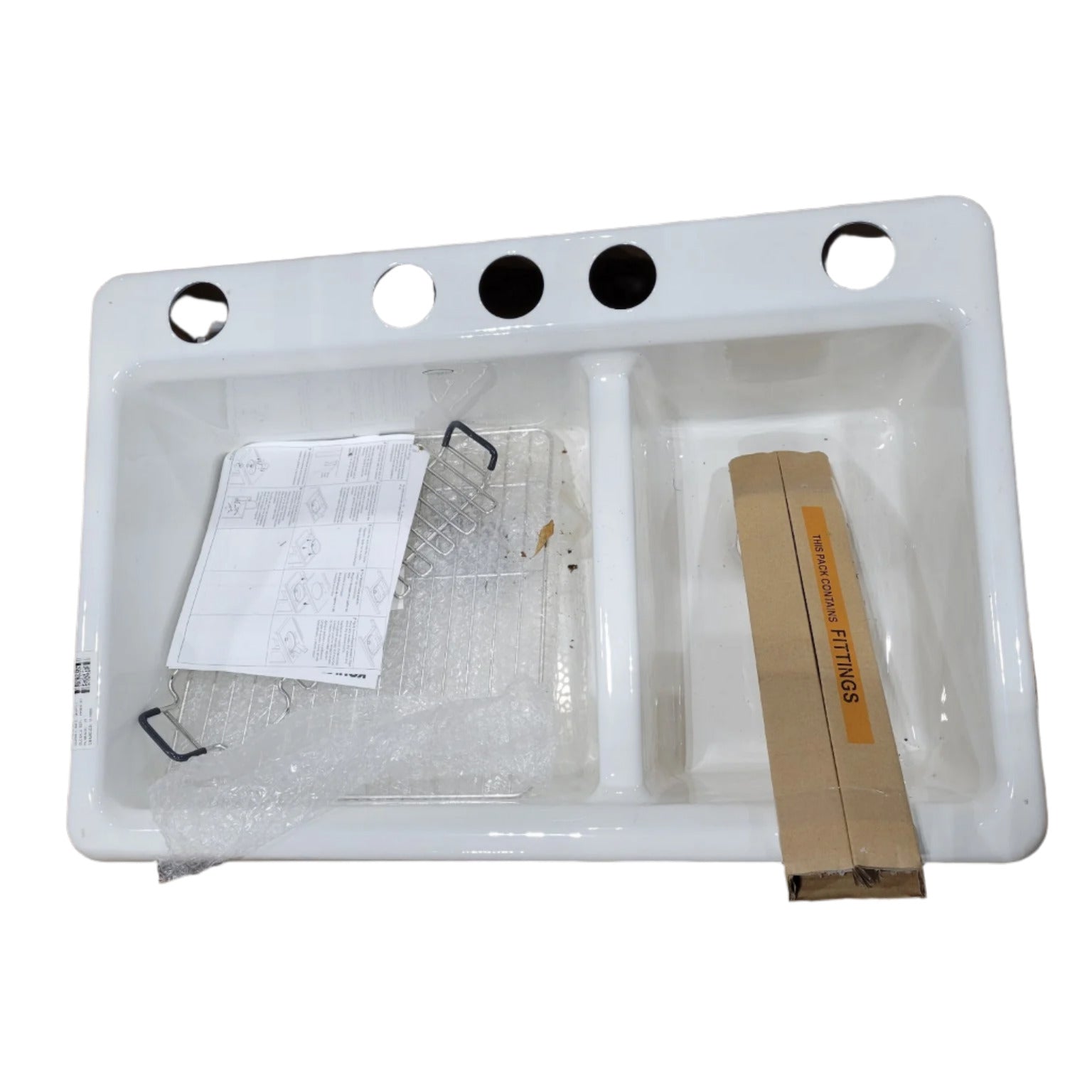 Kohler Cast Iron Double Basin Kitchen Sink