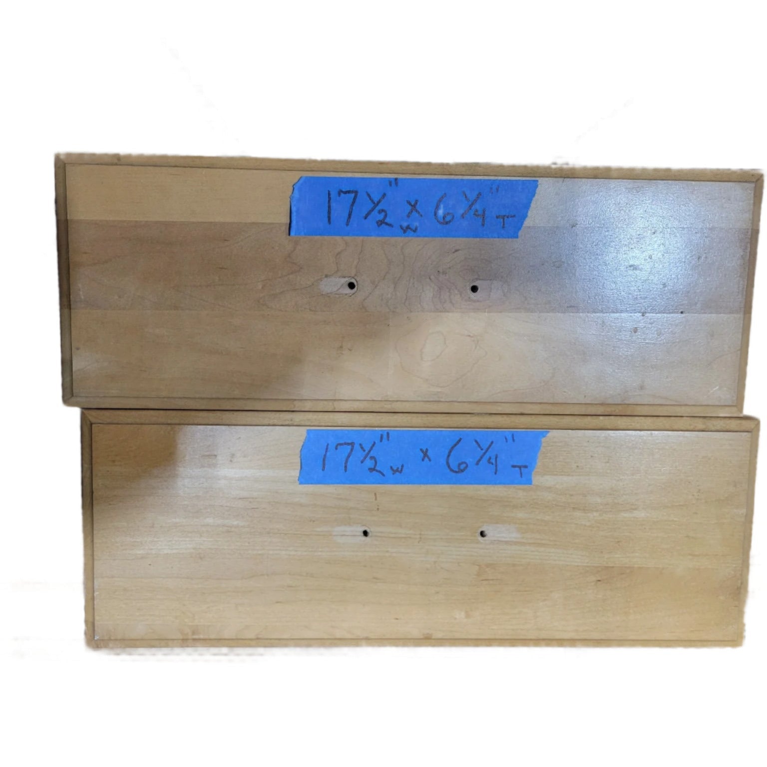 Wooden Cabinet Drawer Fronts (Set of 2)