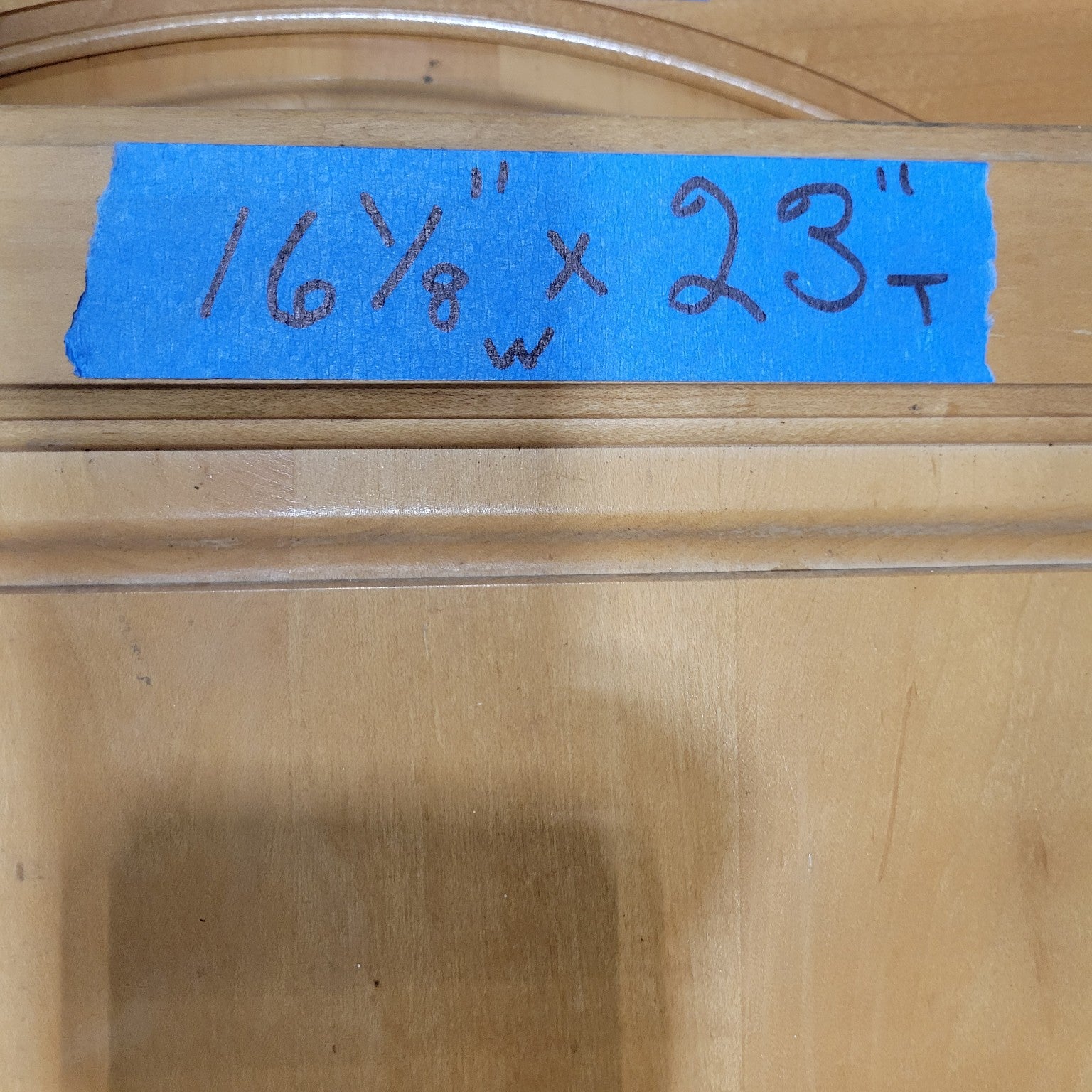 Tall Wooden Cabinet Door Panels