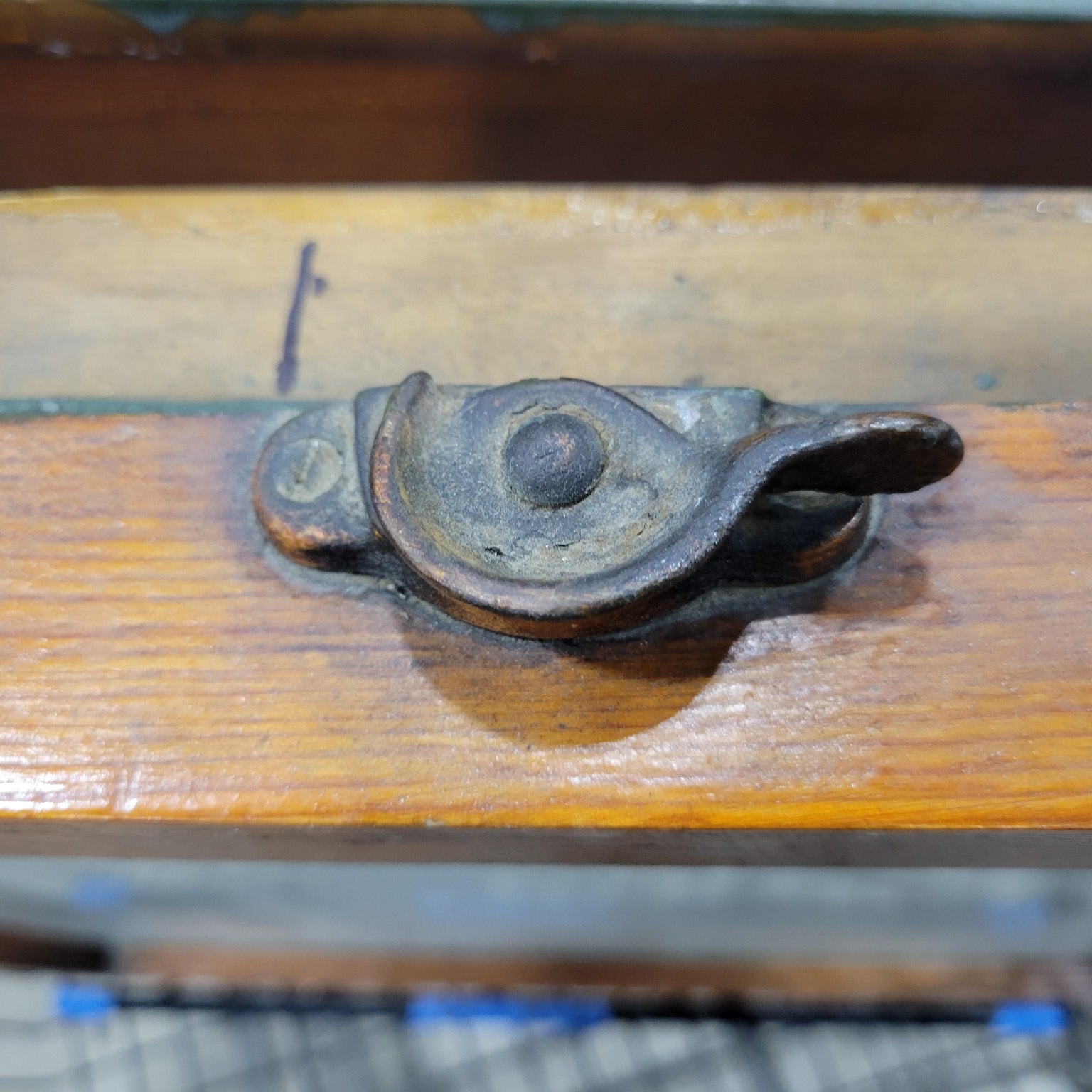 Antique Wooden Window Sashes (Set of 2)