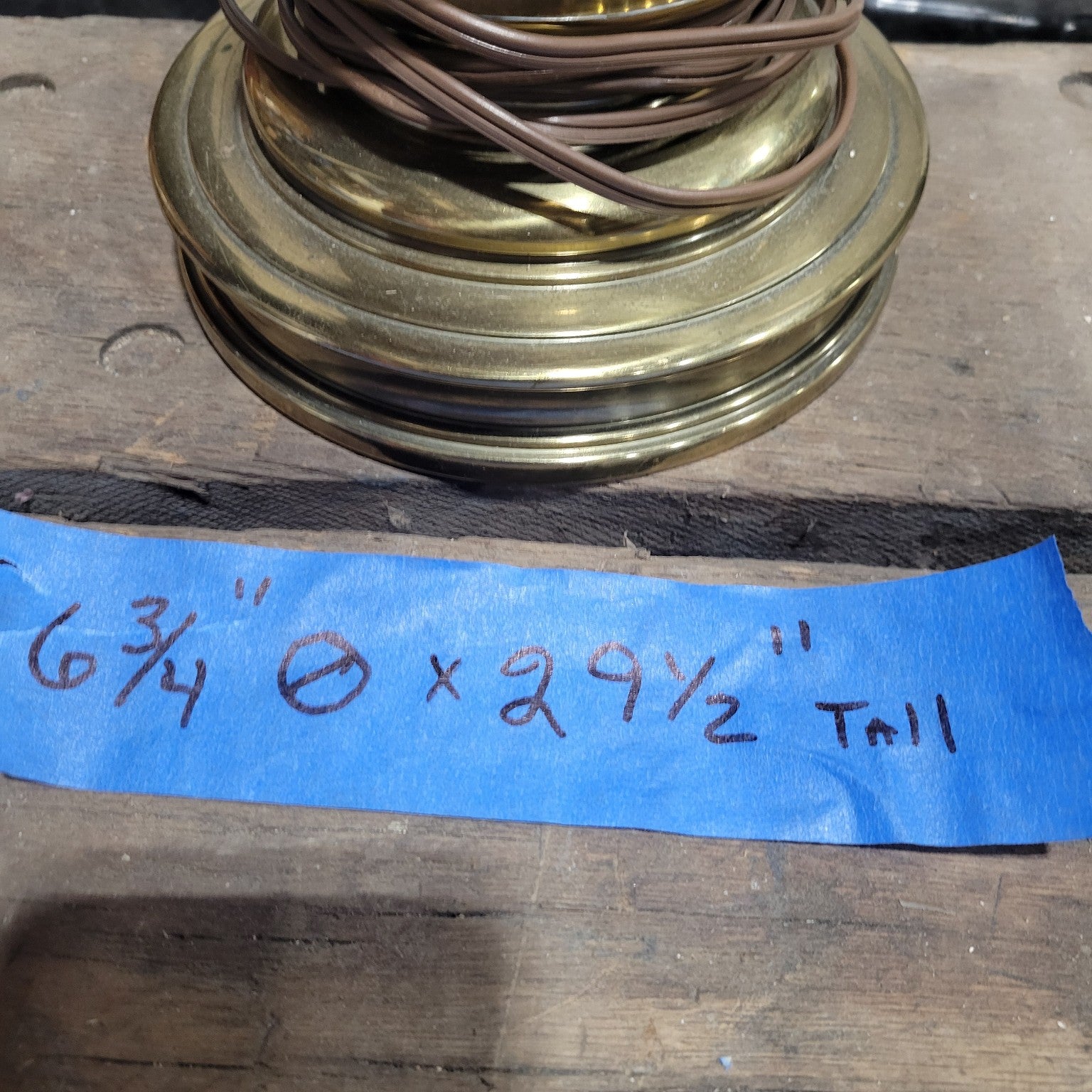 Vintage Brass Table Lamp