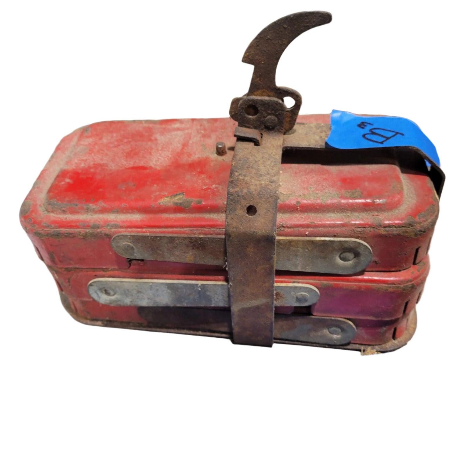 Vintage Metal Reflector Set in Rusted Case
