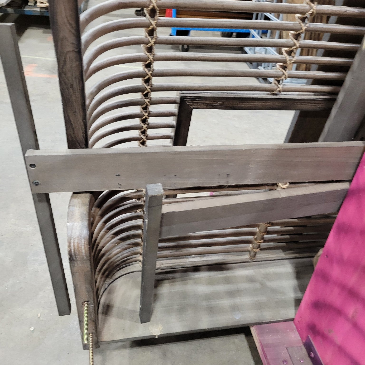 Queen Natural Taren Woven Bed (As-Is)