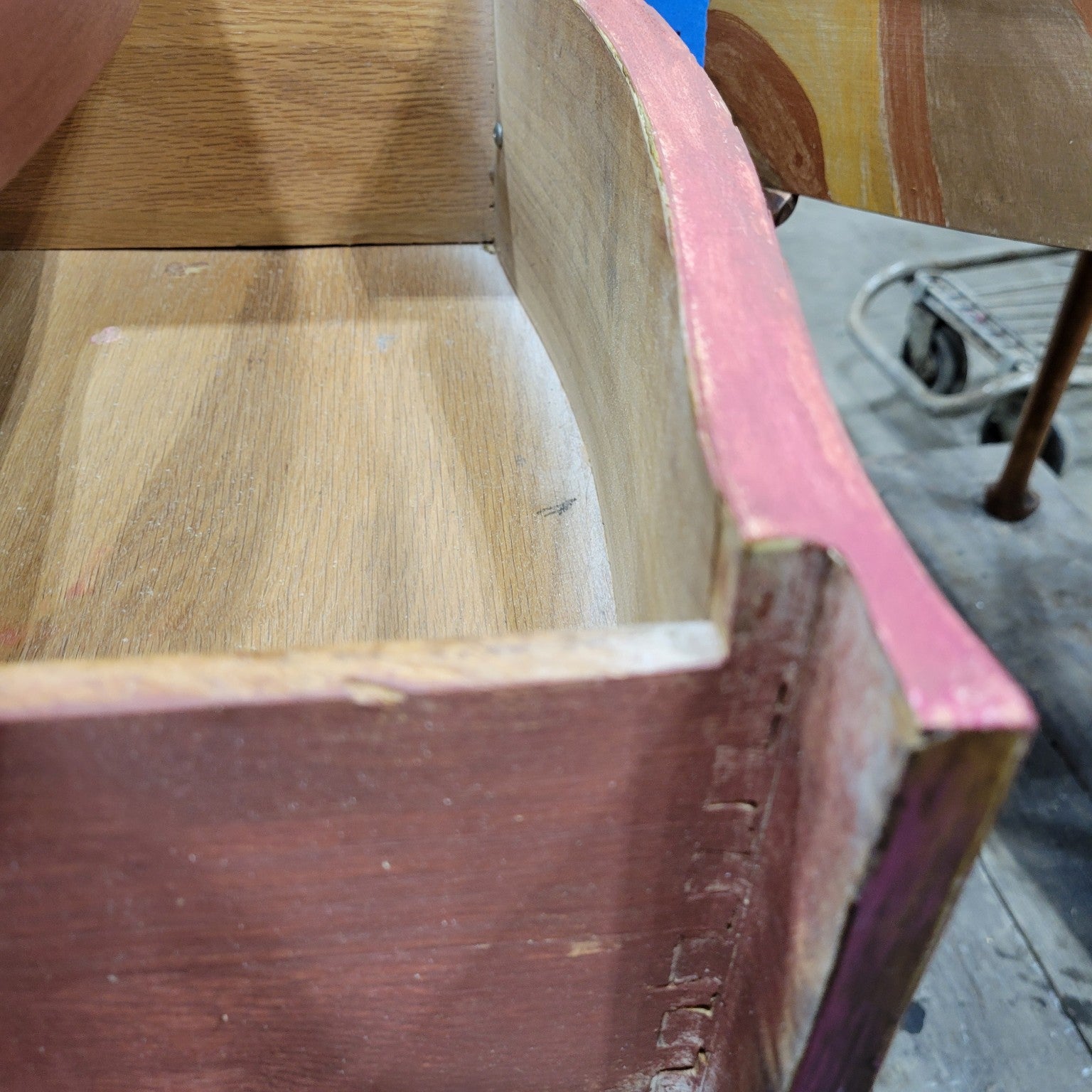 Two-Drawer Wooden Nightstand