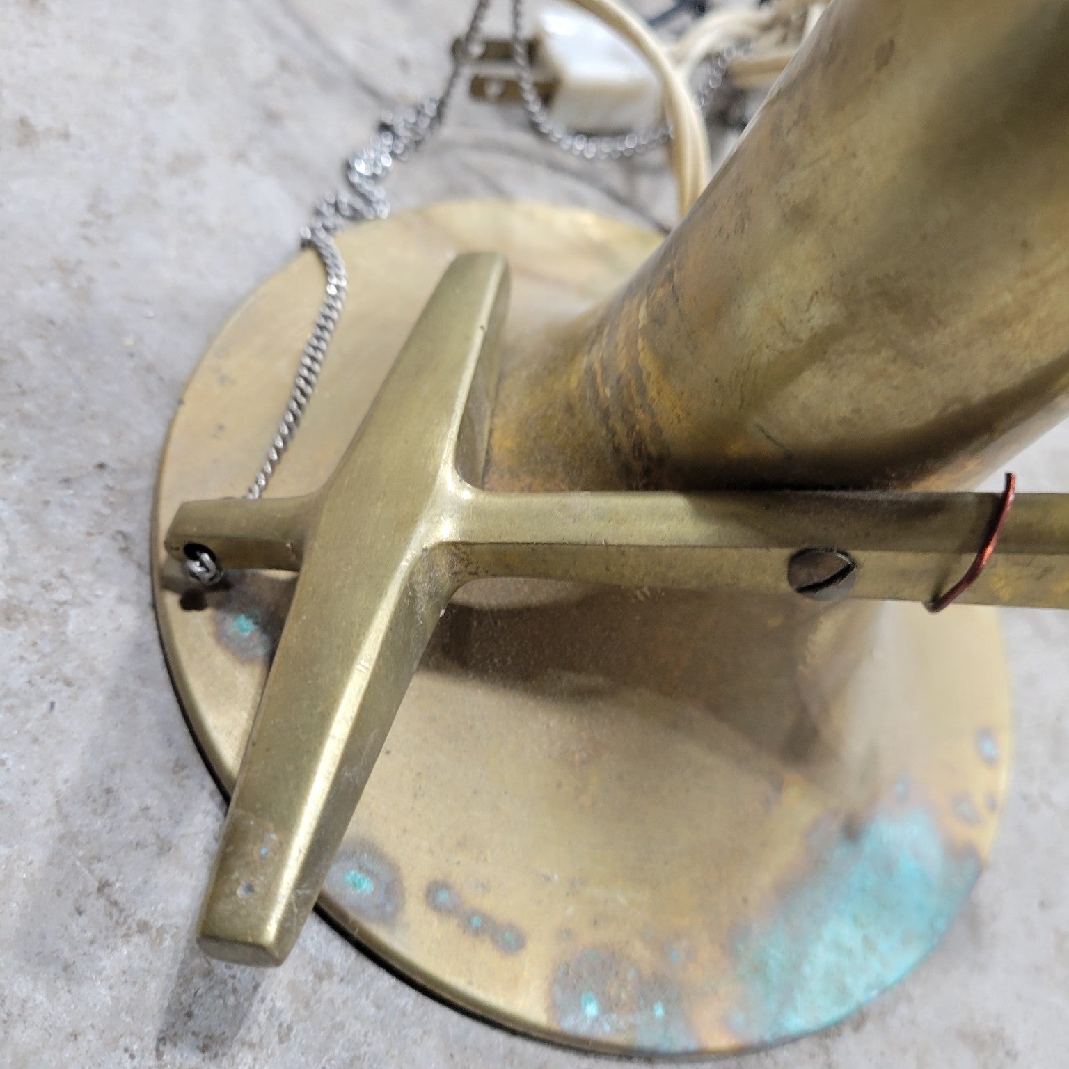 Vintage Nautical Brass Desk Lamp