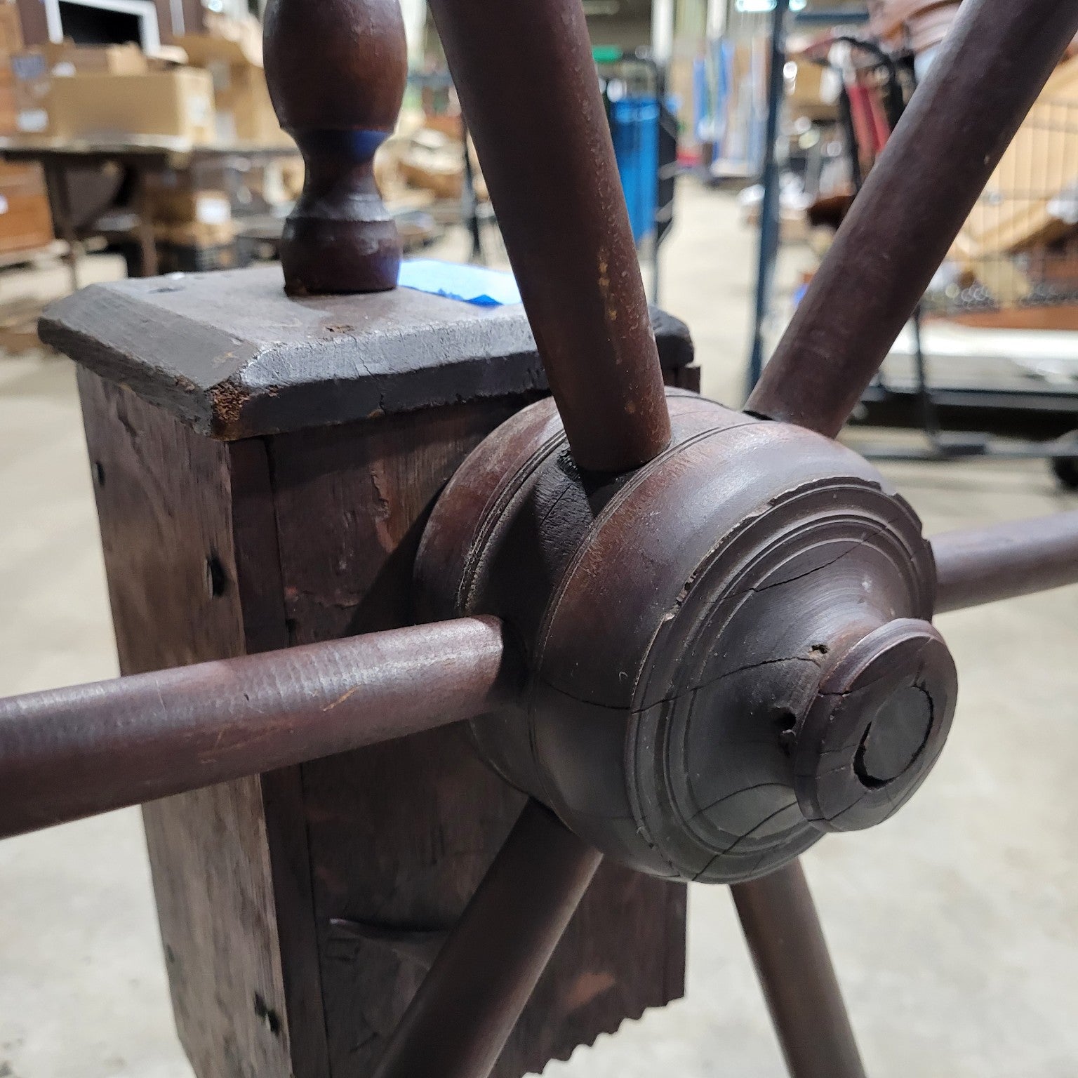 Antique Wooden Yarn Winder (Swift)