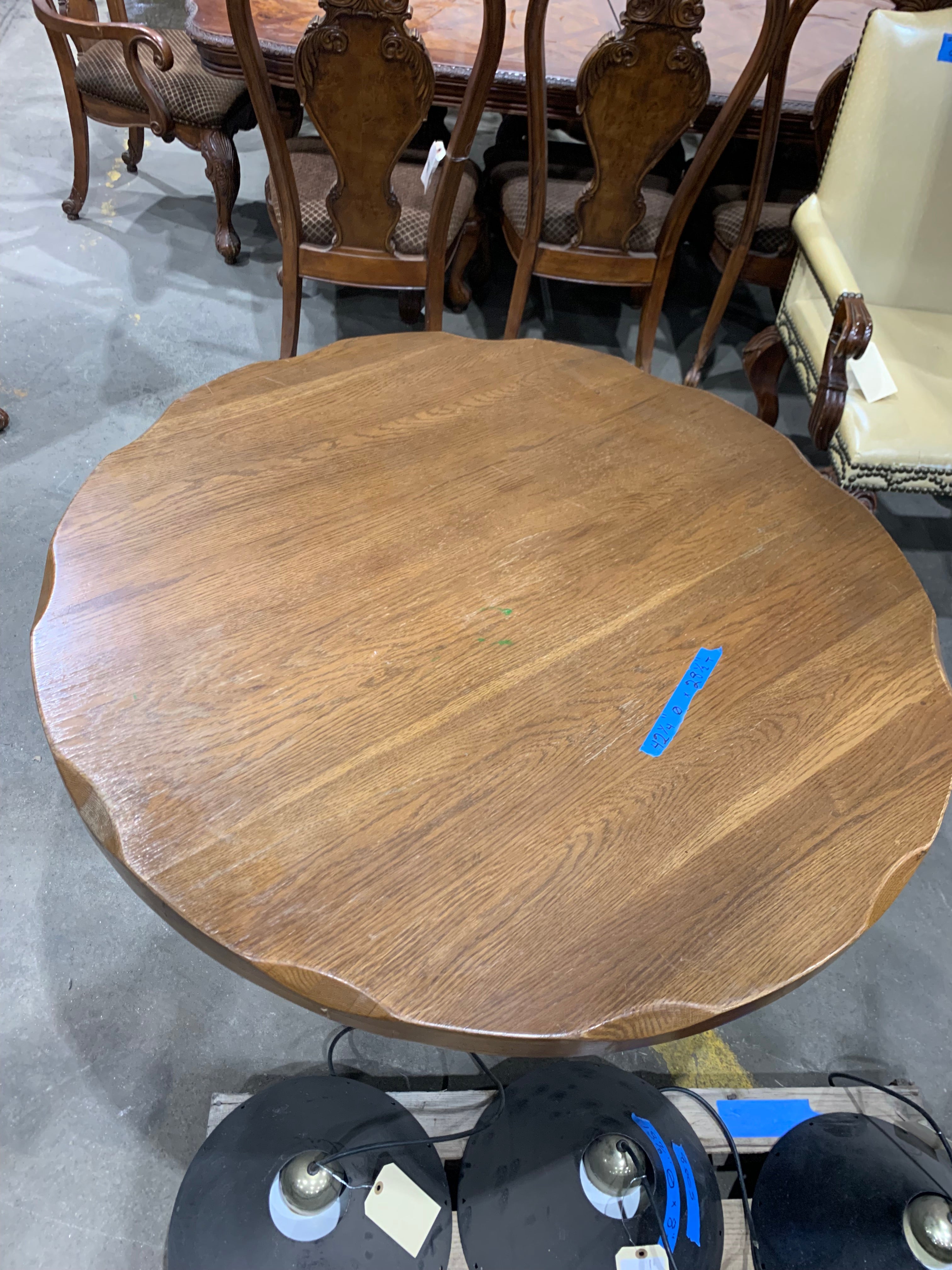 Rustic Whiskey Barrel Table