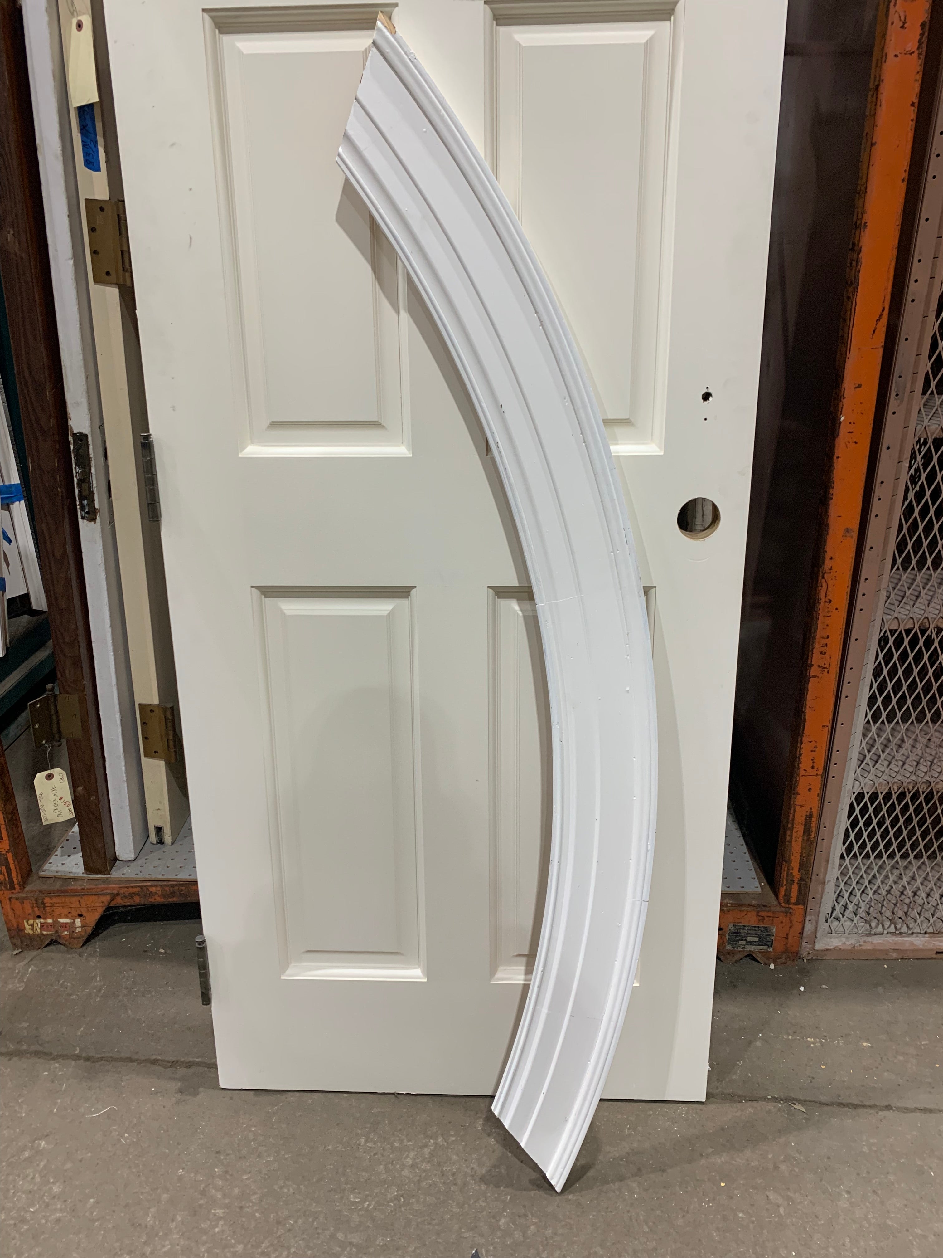 Arched Interior Door with Casing & Trim