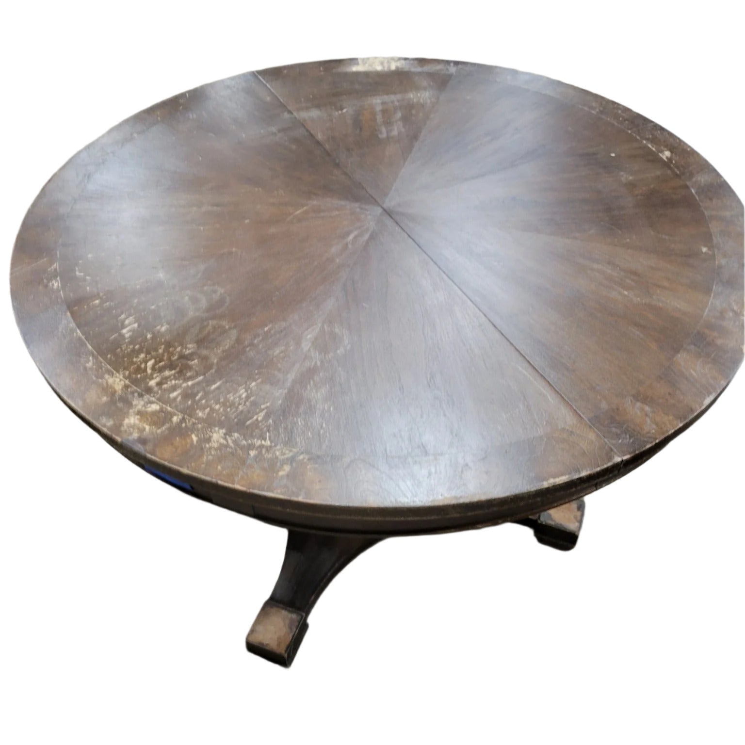 Antique Round Pedestal Dining Table