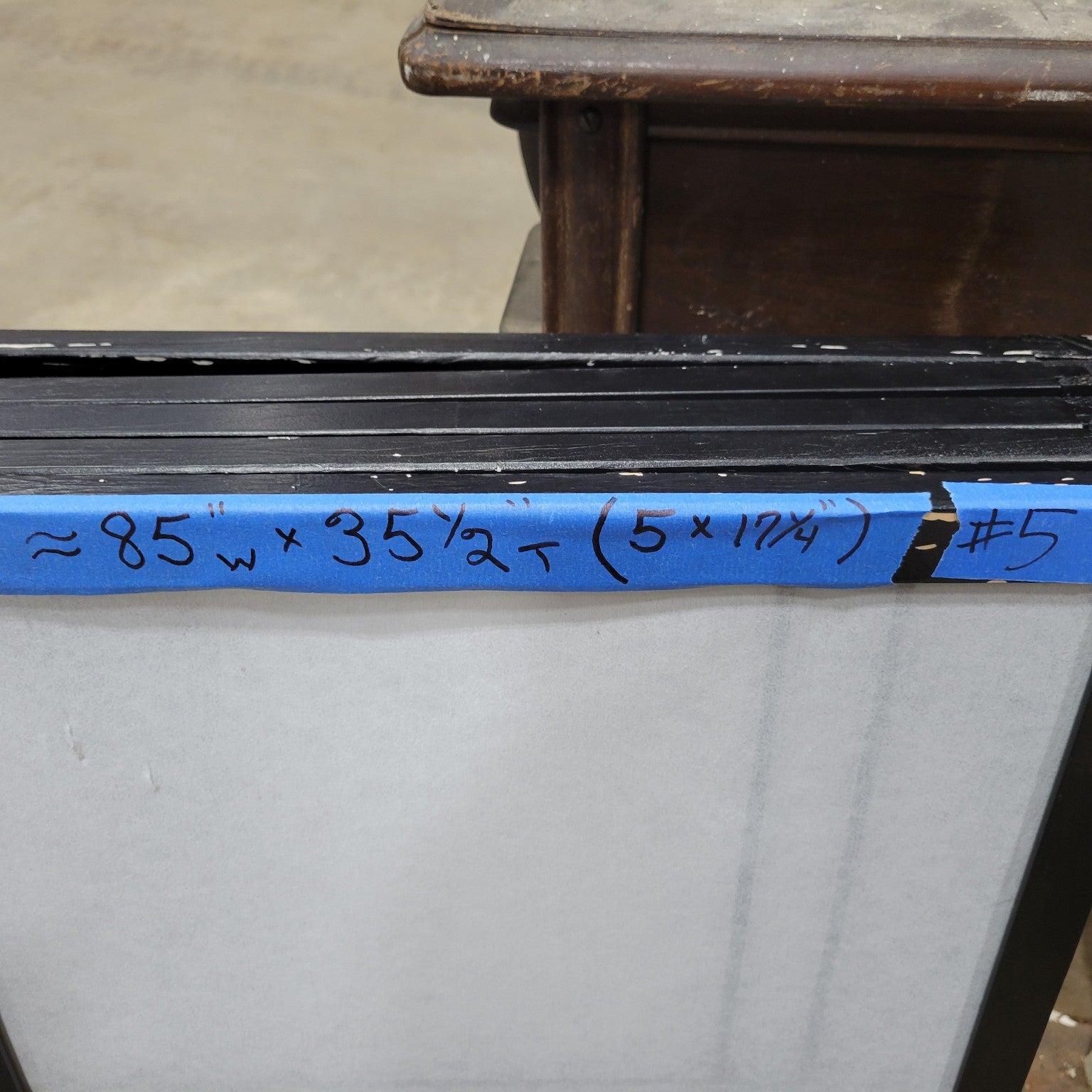 Black Folding Shoji Screen Room Divider