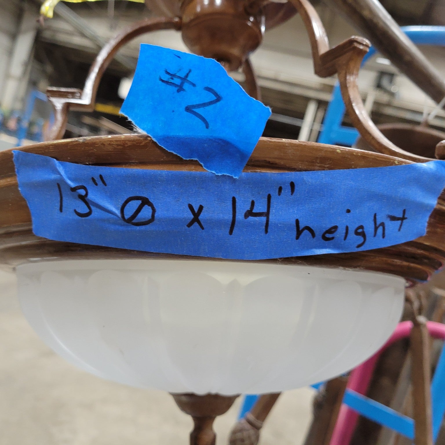 Vintage Semi-Flush Mount Ceiling Light