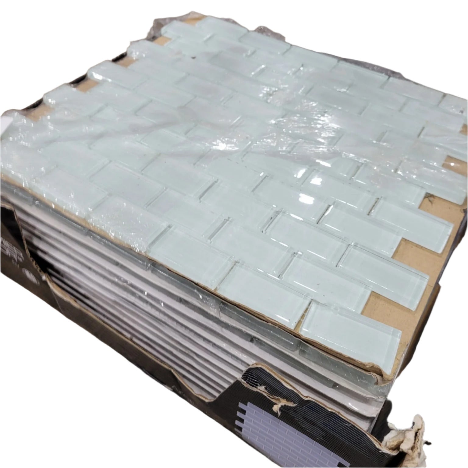 MSI Premier Decor Arctic Ice Glass Subway Tile (12 Pieces)