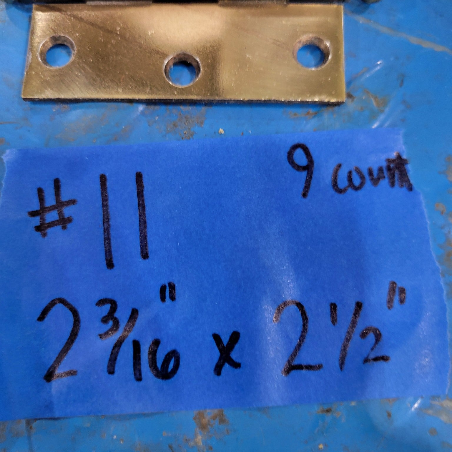 Brass Ball-Tip Door Hinges – 2 ³/₁₆" x 2 ½" – Vintage Style