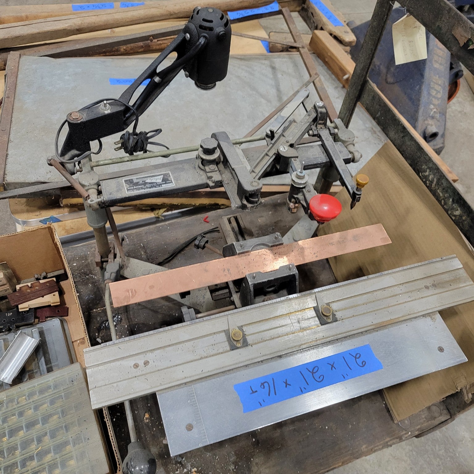 Vintage New Hermes Engravo Graph Manual Engraving Machine – Complete Set