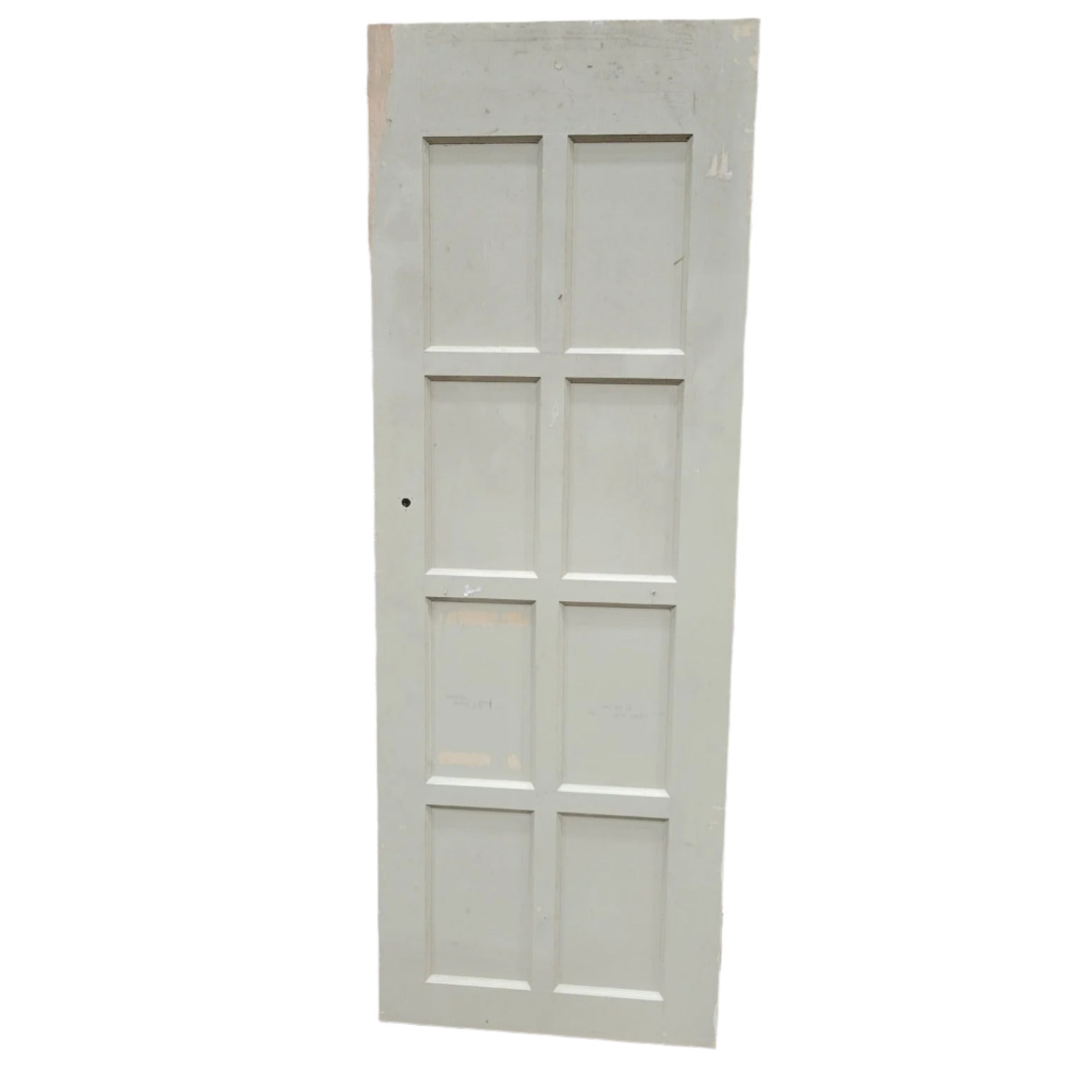 Antique 8-Panel Solid Wood Interior Door