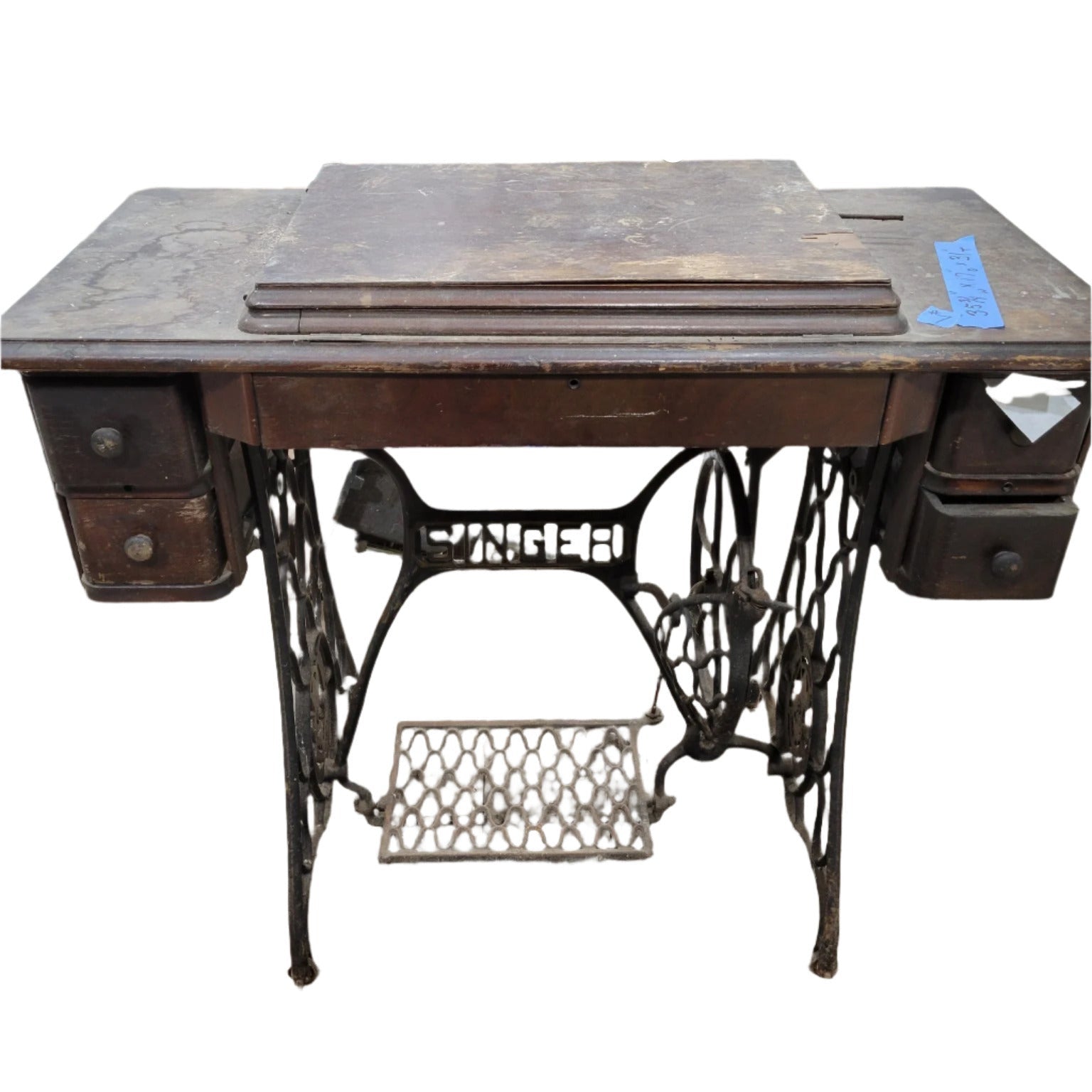 Antique Singer Treadle Sewing Machine Table