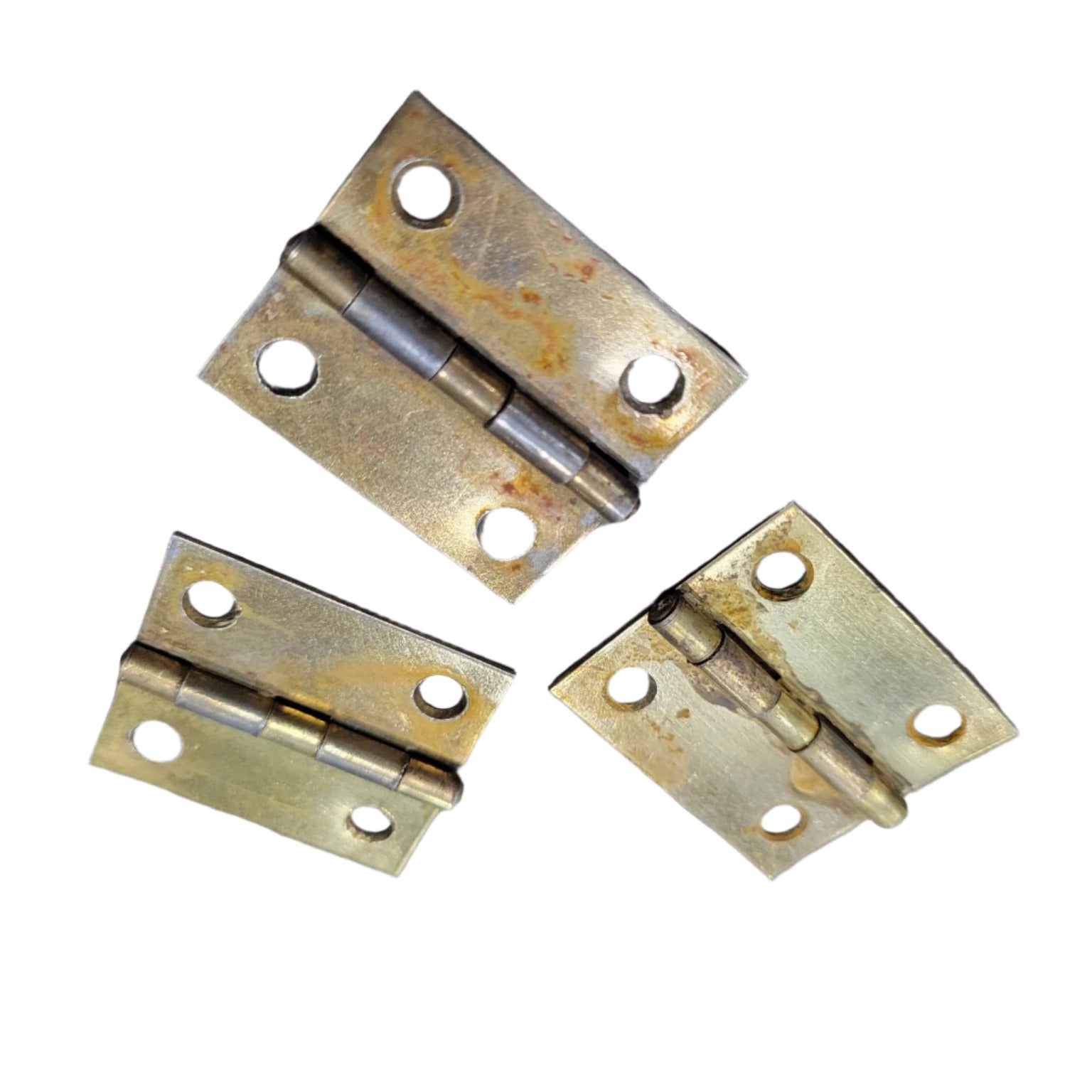 Vintage Brass Cabinet Hinges