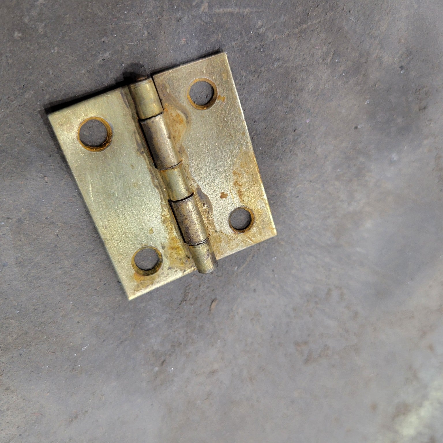 Vintage Brass Cabinet Hinges