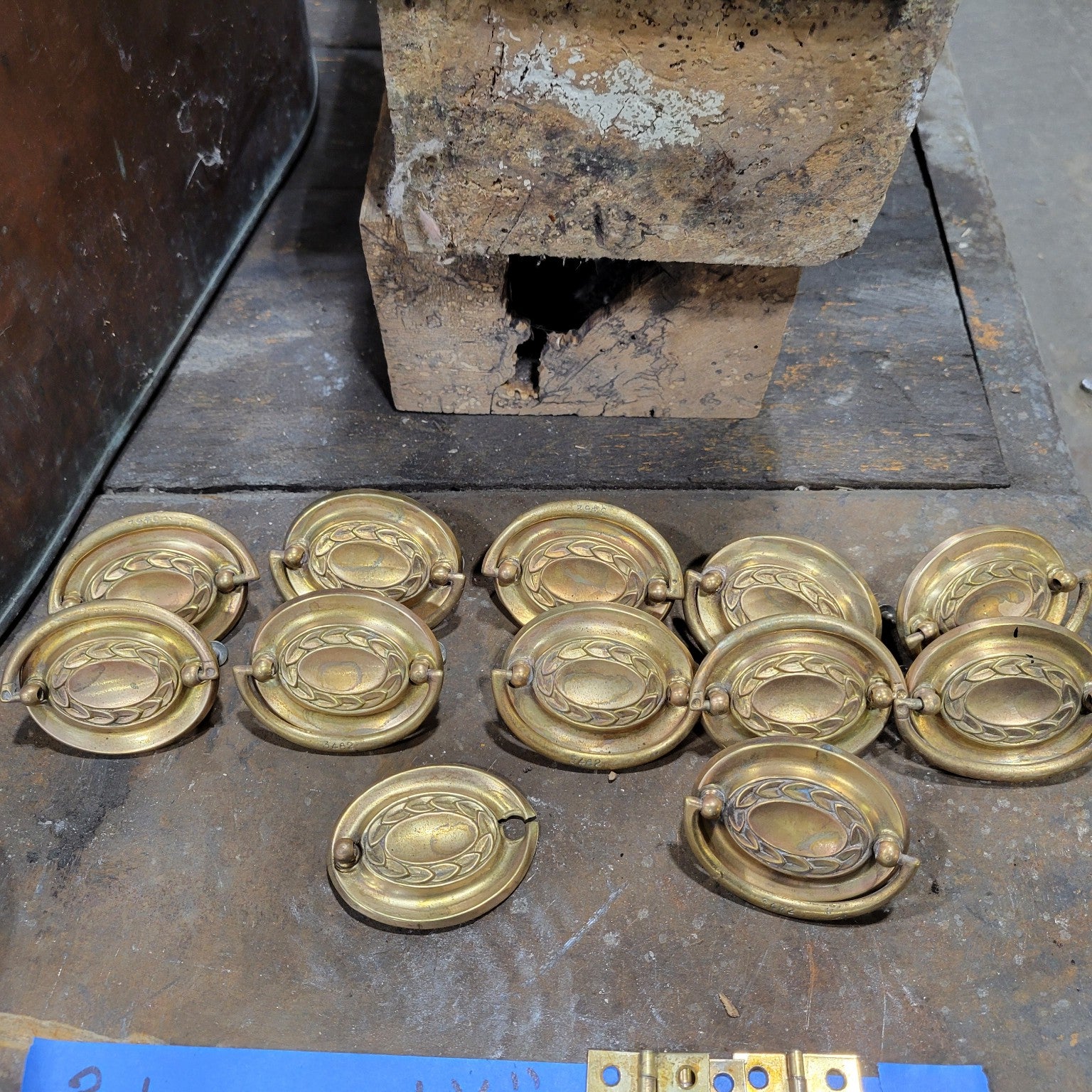 Antique Brass Drawer Pulls