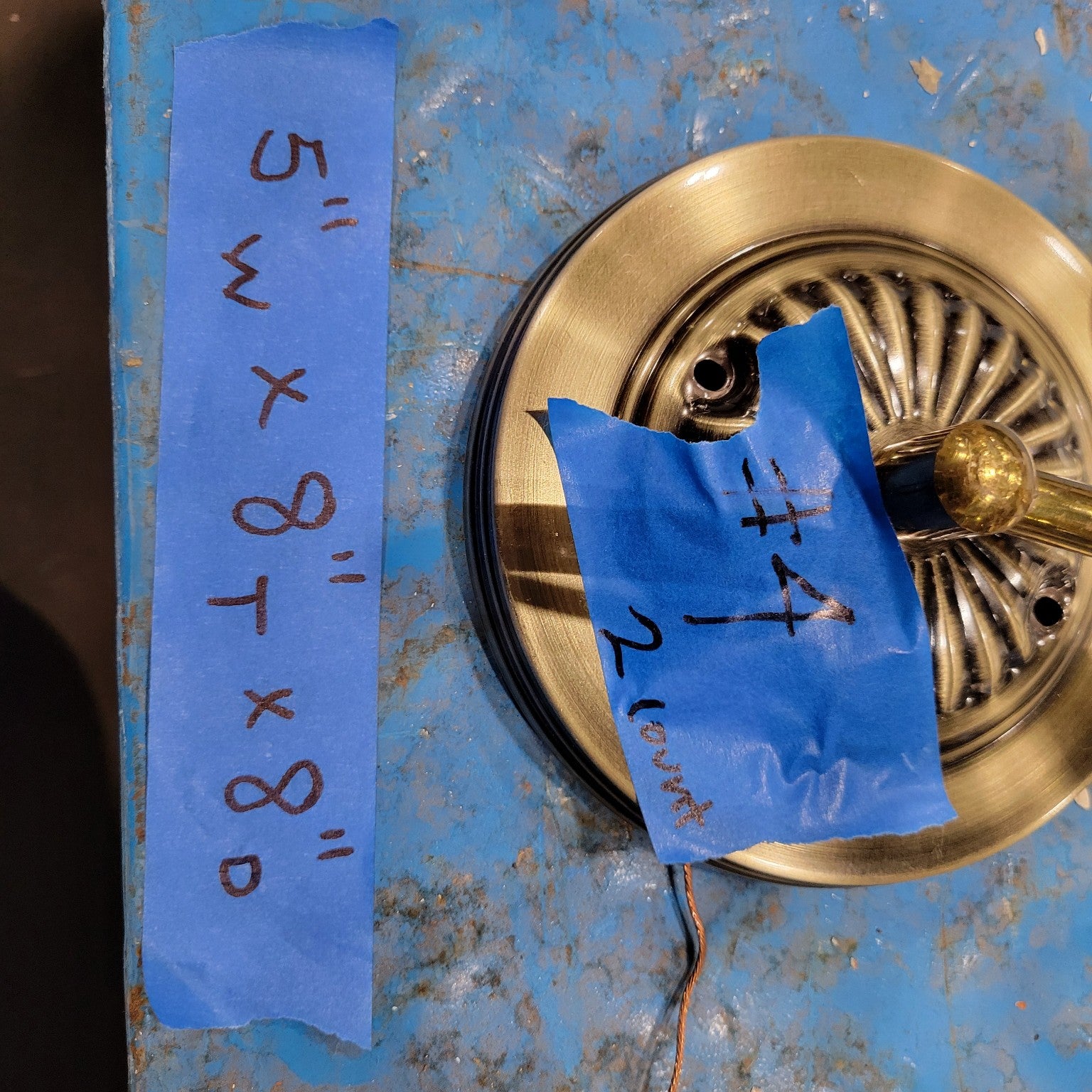 Vintage Brass Wall Sconce