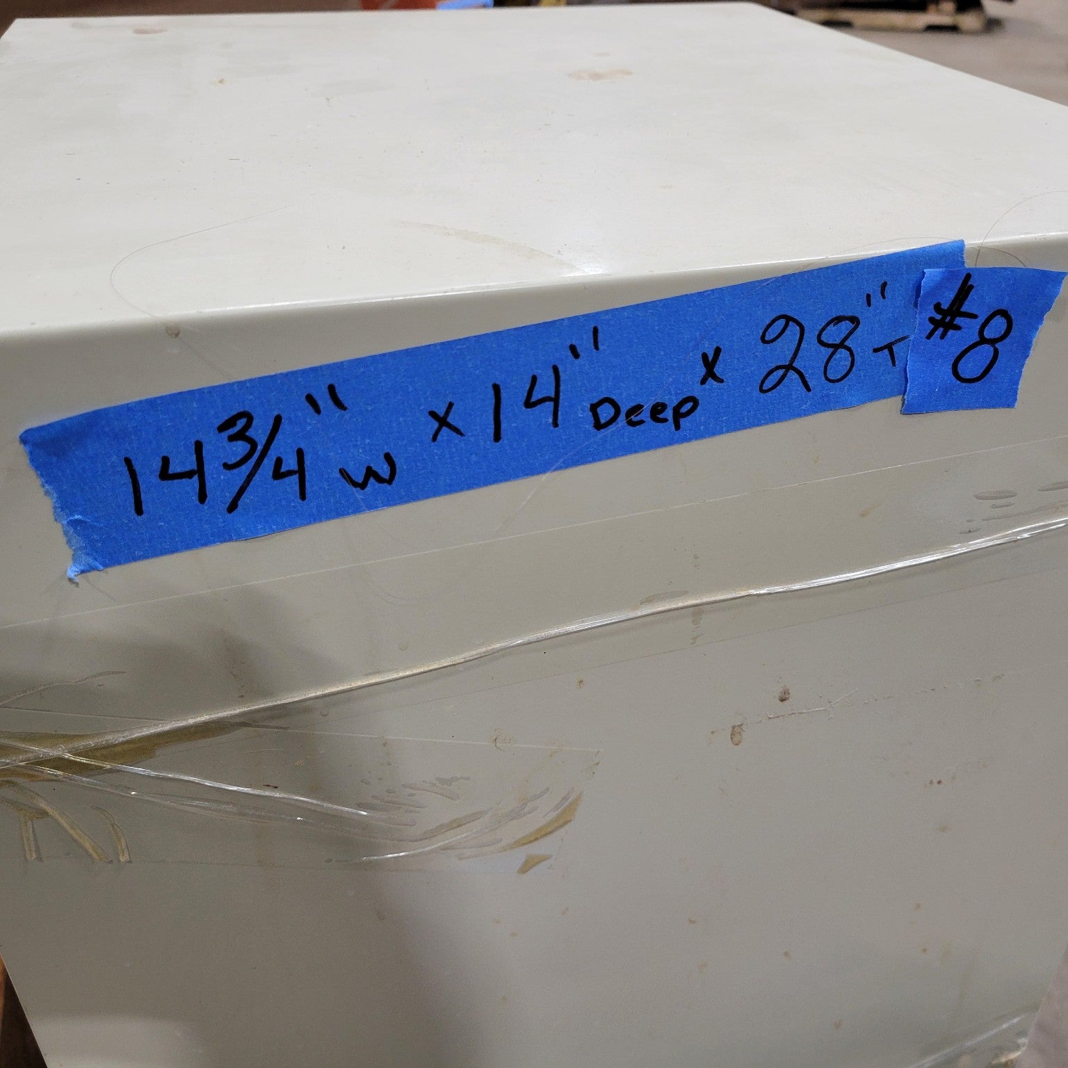 Vintage Metal Two-Drawer Filing Cabinet