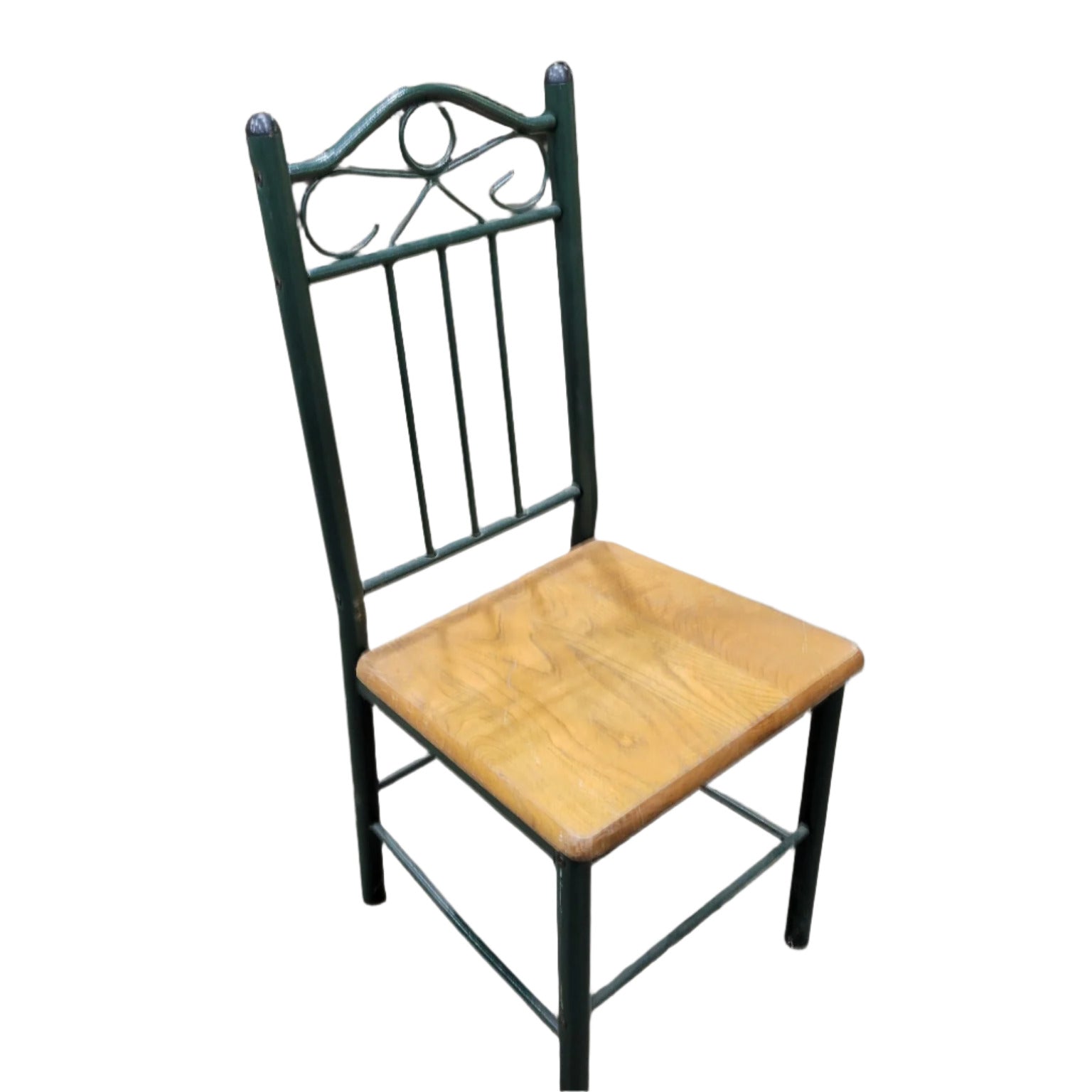 Metal & Wood Dining Chair