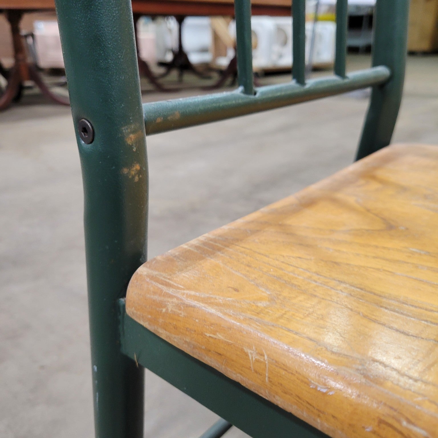 Metal & Wood Dining Chair