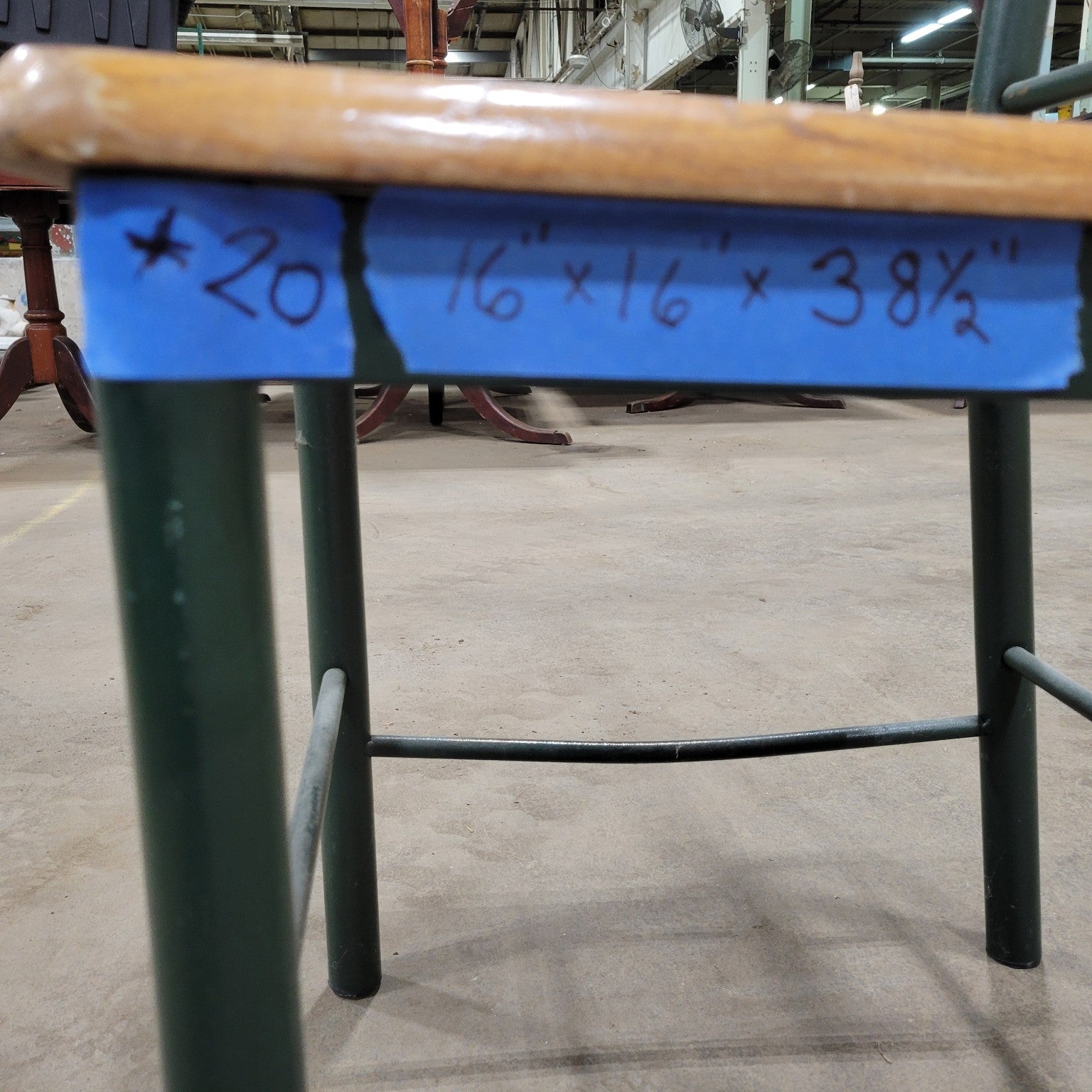 Metal & Wood Dining Chair