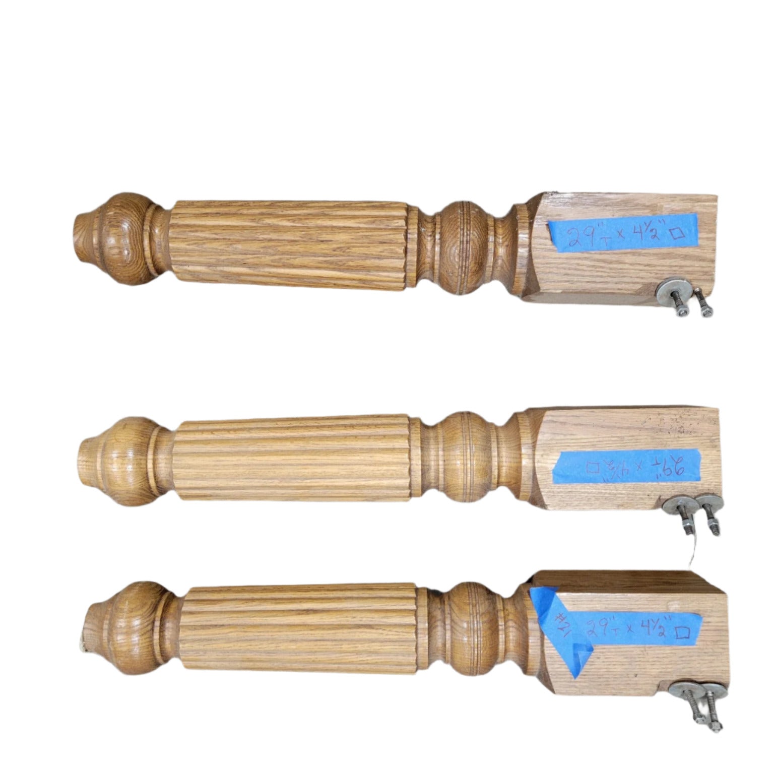 Solid Oak Table Legs