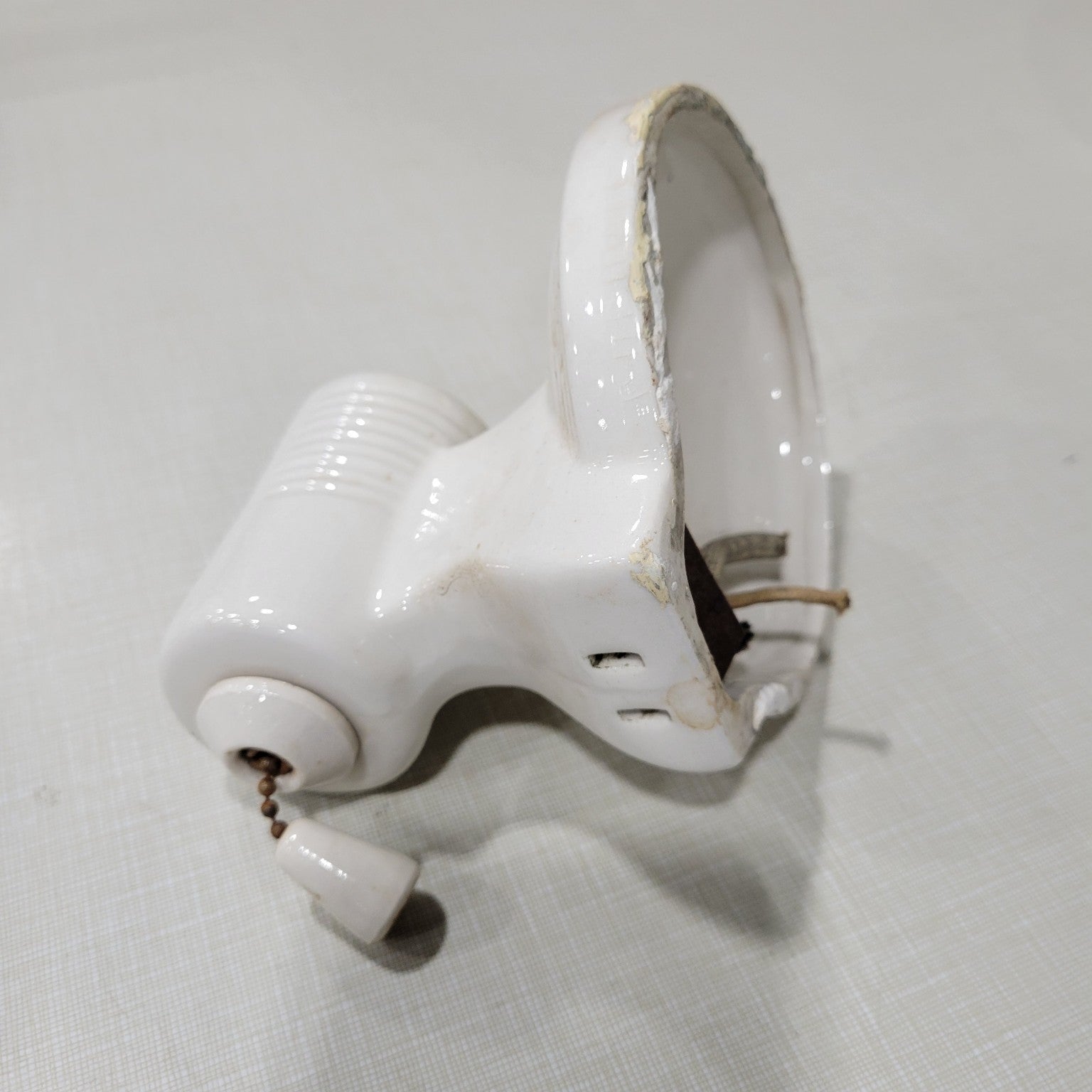 Vintage Porcelain Wall-Mounted Light Fixture