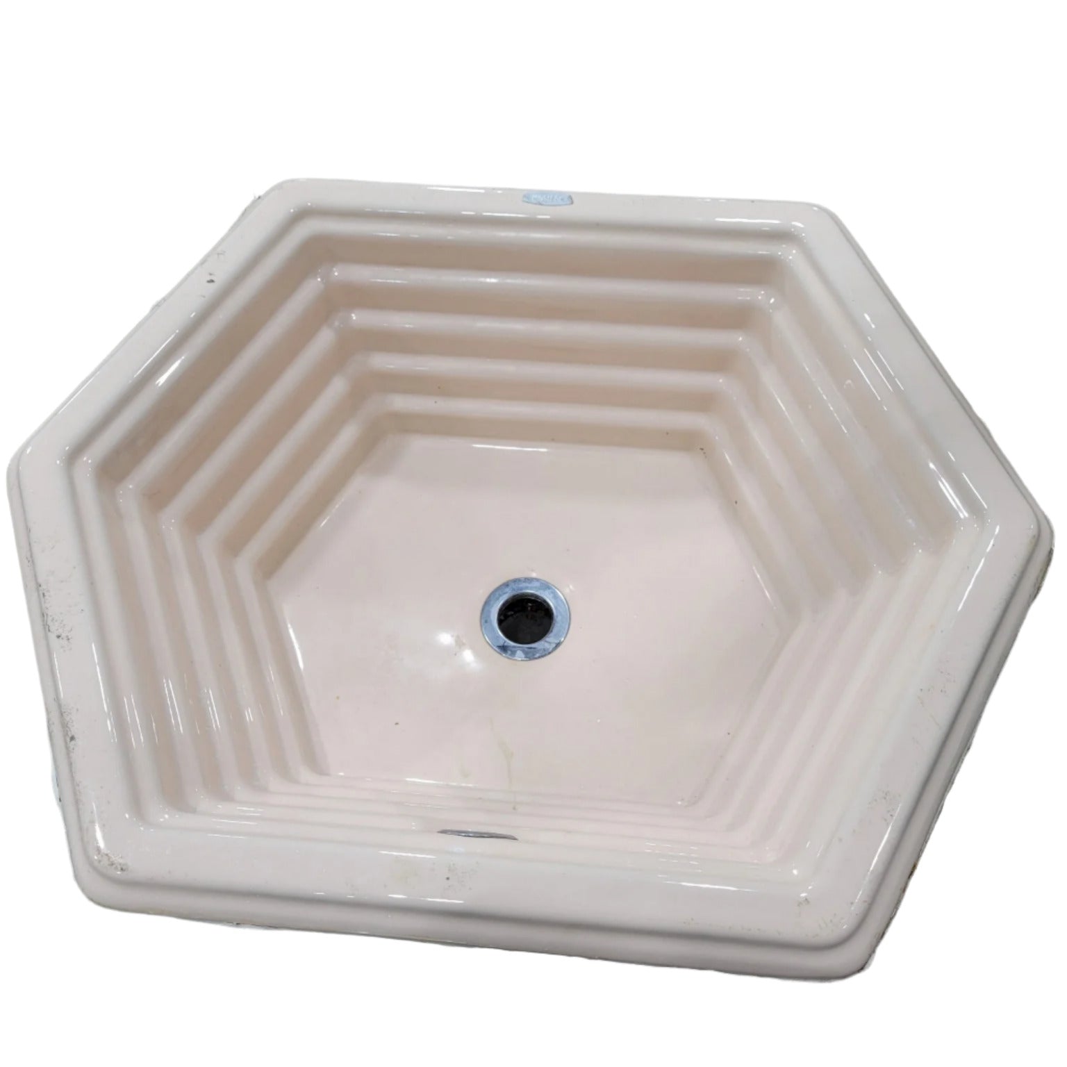 Hexagonal Kohler Cast Iron Drop-In Sink