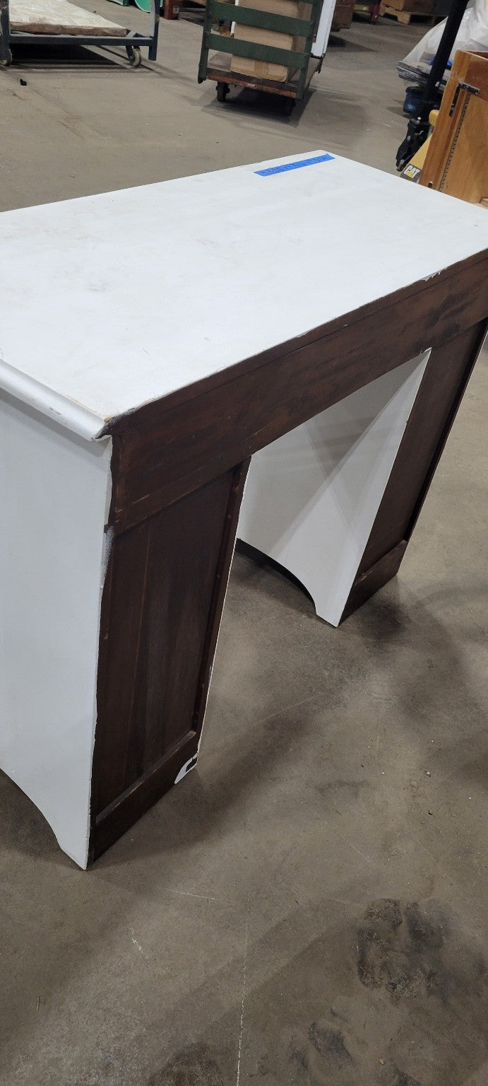 Vintage Wooden Desk with Painted Finish
