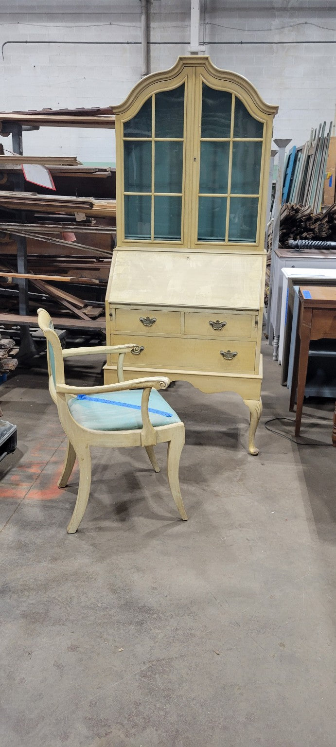 Vintage Secretary Desk with Hutch