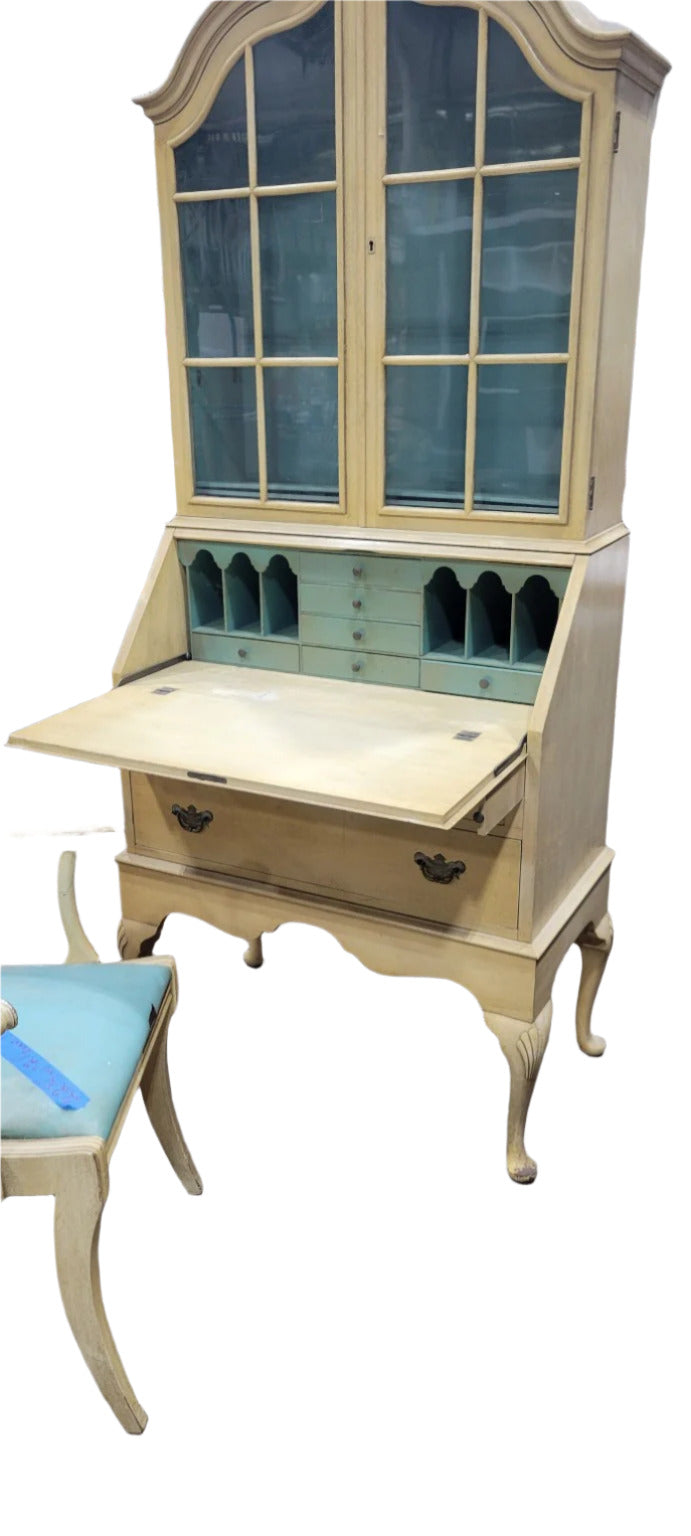 Vintage Secretary Desk with Hutch